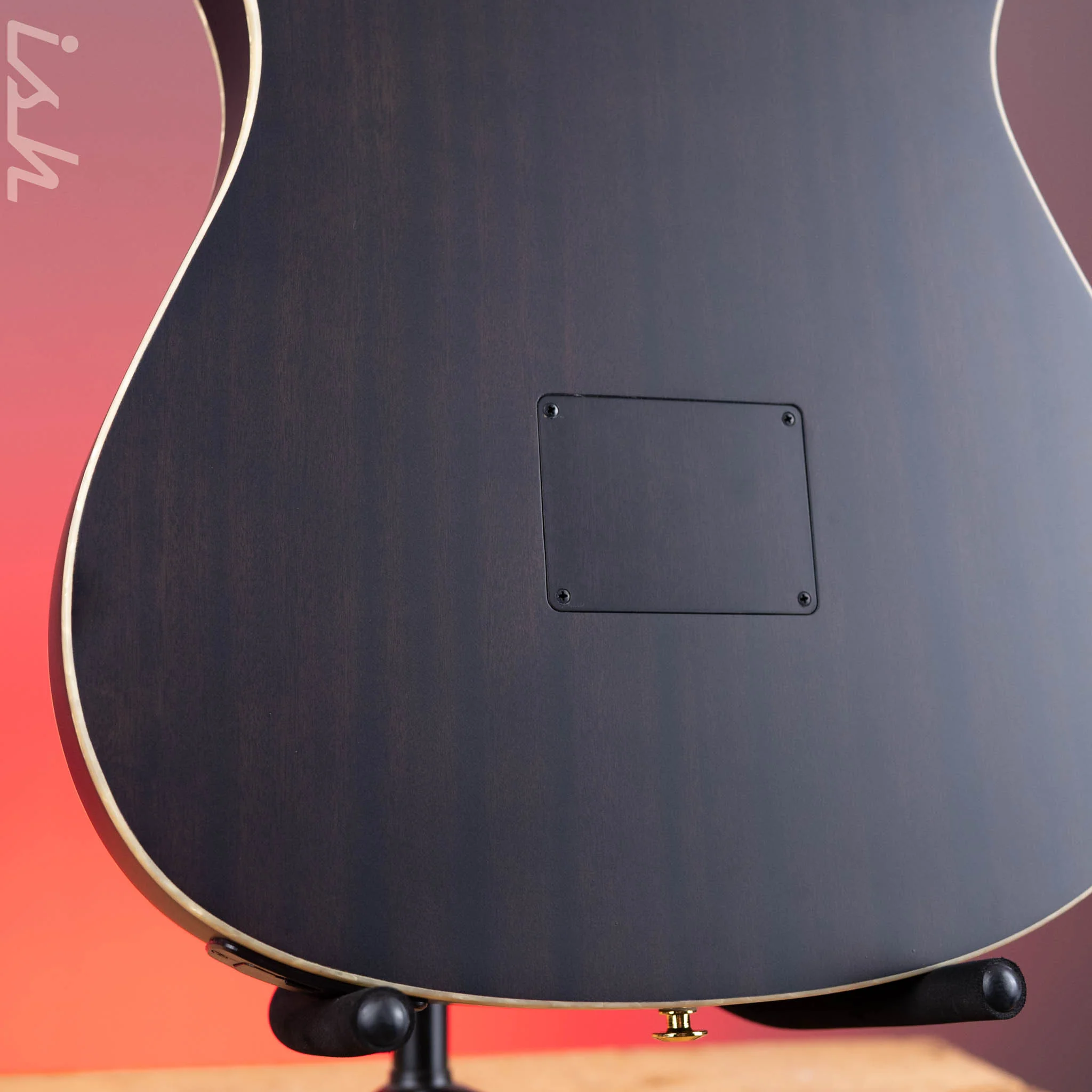 Ibanez TOD10N Tim Henson Signature Nylon Acoustic-Electric Guitar Transparent Black Flat - Image 9