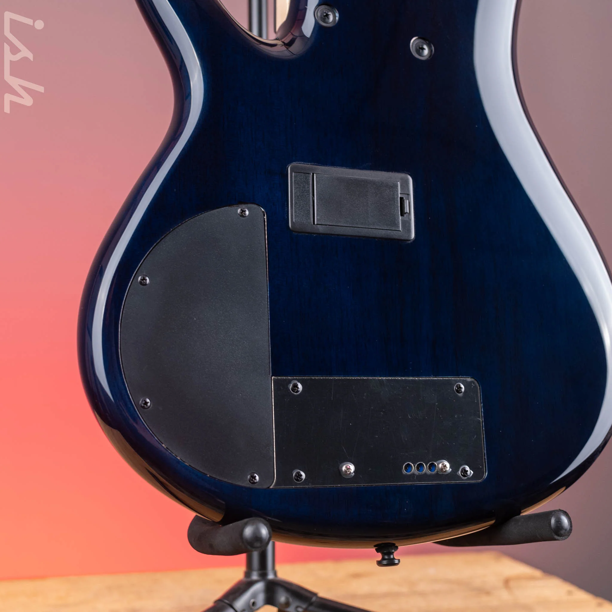 Ibanez Workshop SRAS7 Ashula 7-String Bass Cosmic Blue Starburst - Image 9