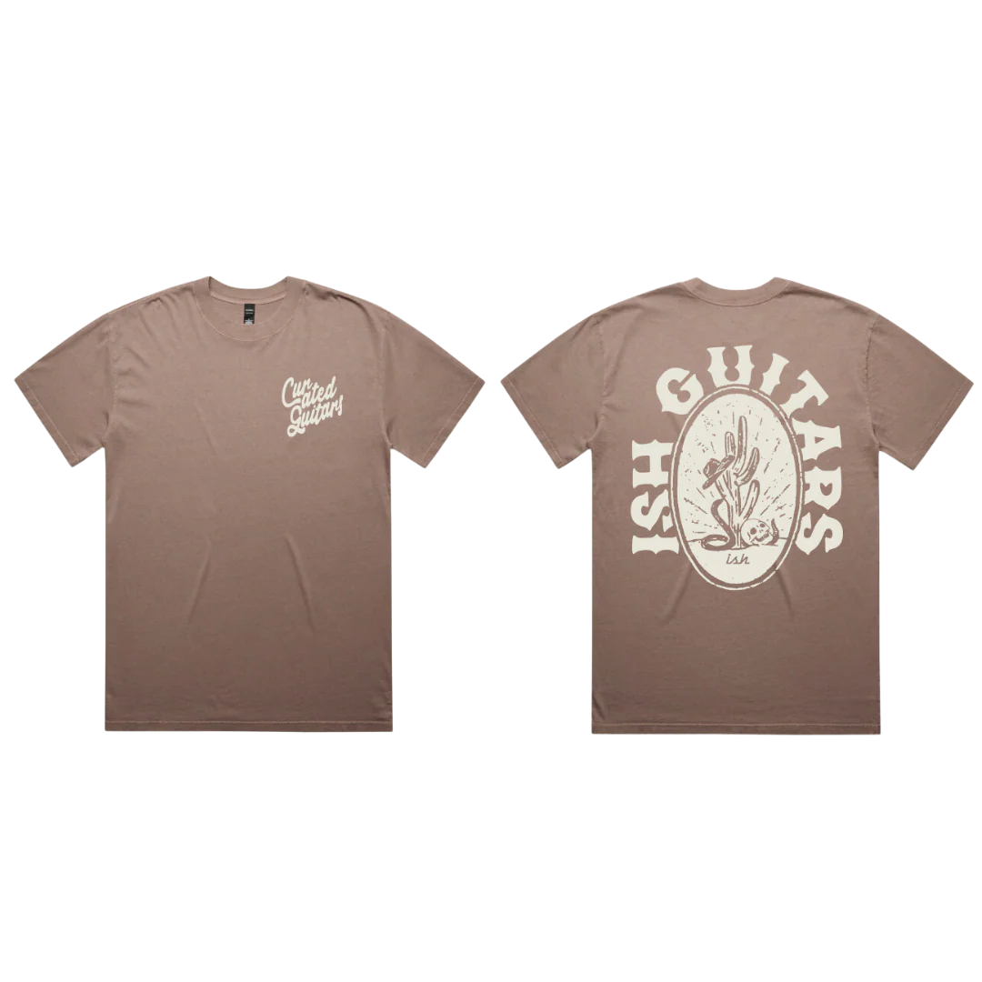 Ish Cactus Heavy Faded Tee - Faded Mushroom - Image 6