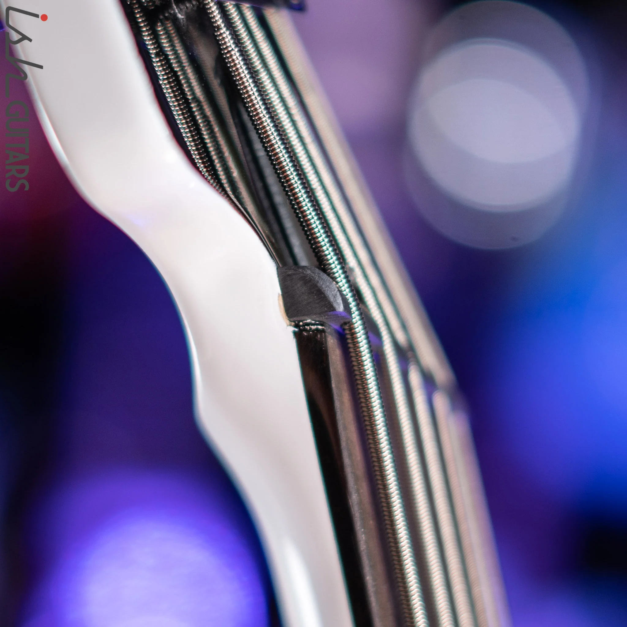 Ish X Spector NS Dimension 5 String EMG Darkglass White Gloss DEMO - Image 8