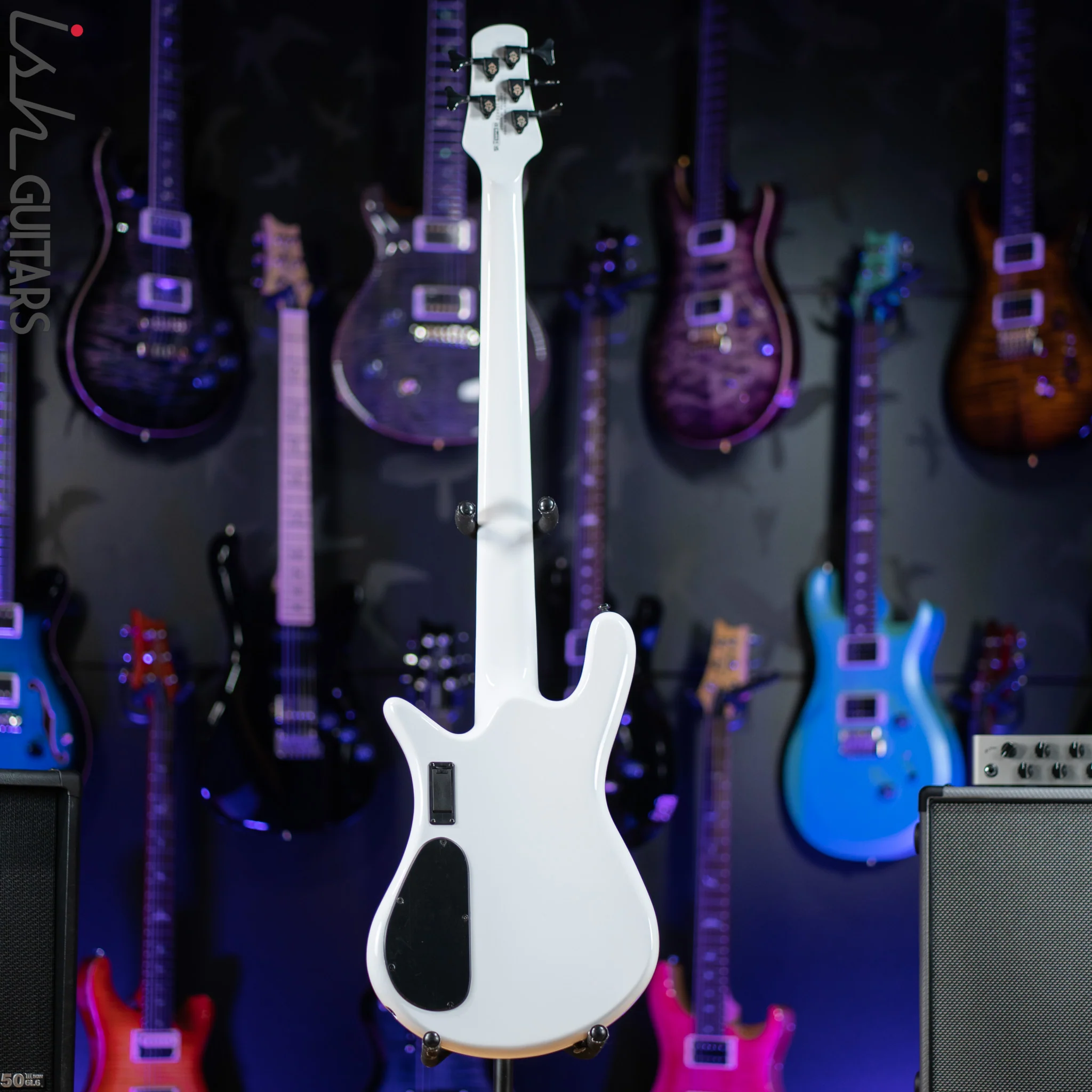 Ish X Spector NS Dimension 5 String EMG Darkglass White Gloss DEMO - Image 9