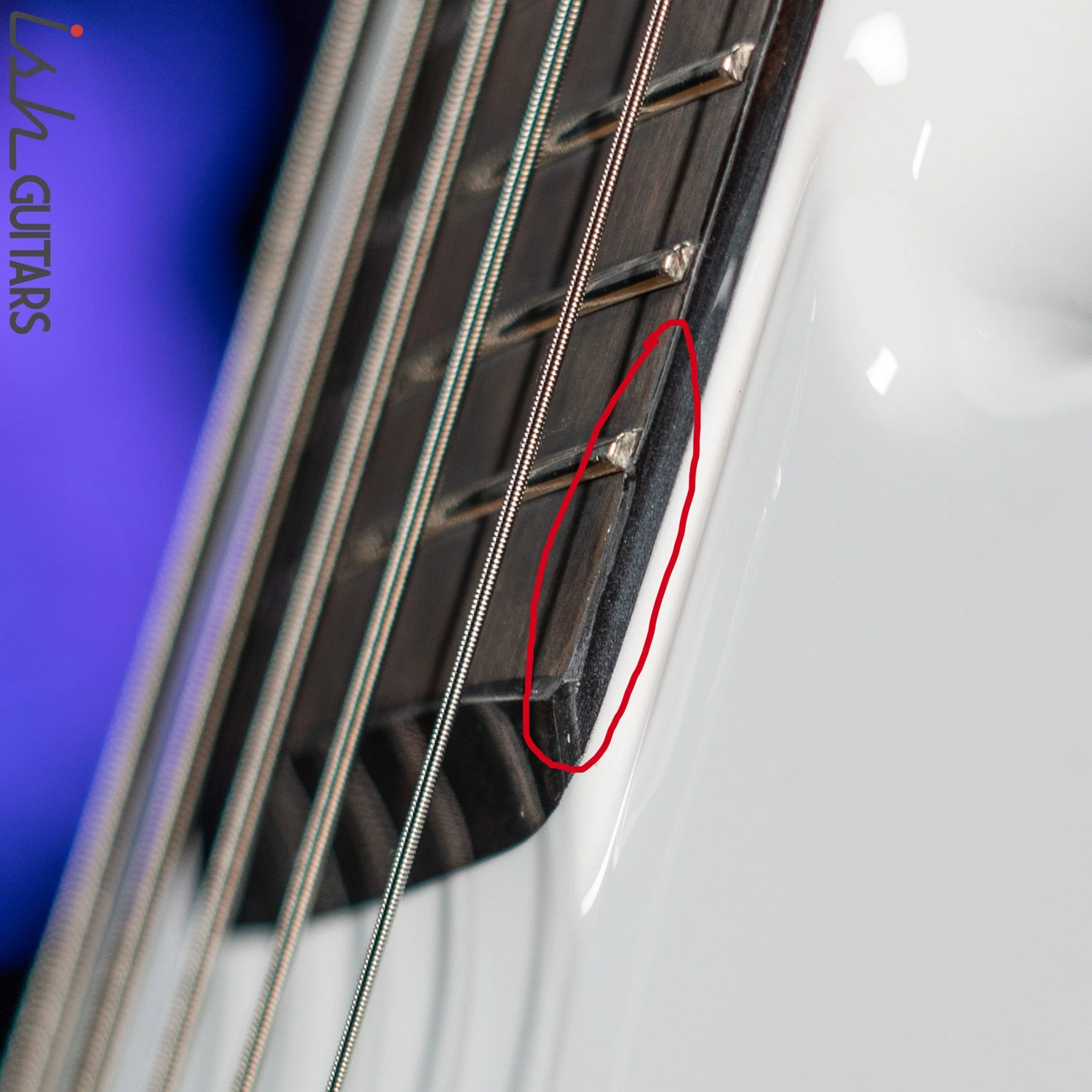 Ish X Spector NS Dimension 5 String EMG Darkglass White Gloss DEMO - Image 9