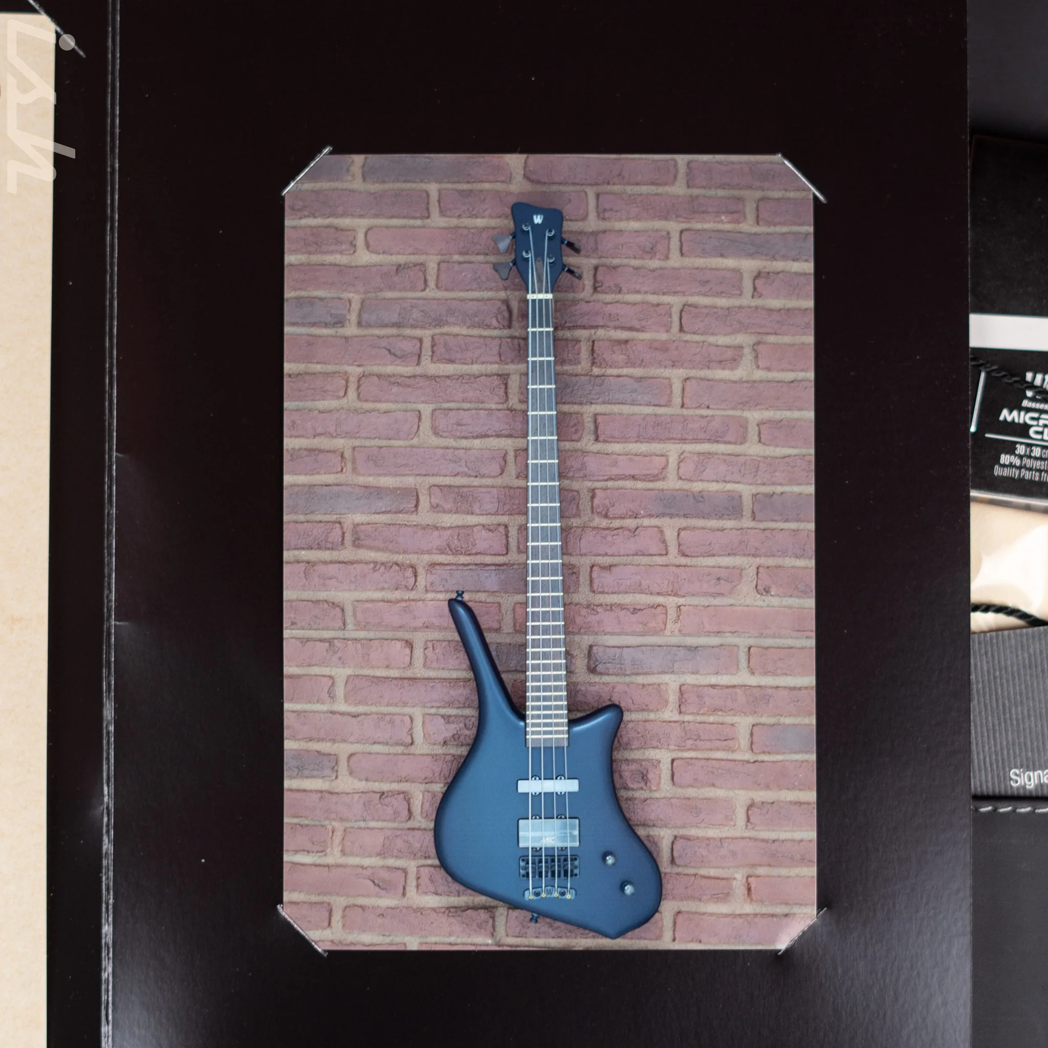 Ish x Warwick Dolphin SN TCS Custom Shop Endangered Species 4-String Bass Black Satin Wenge Fretboard - Image 12