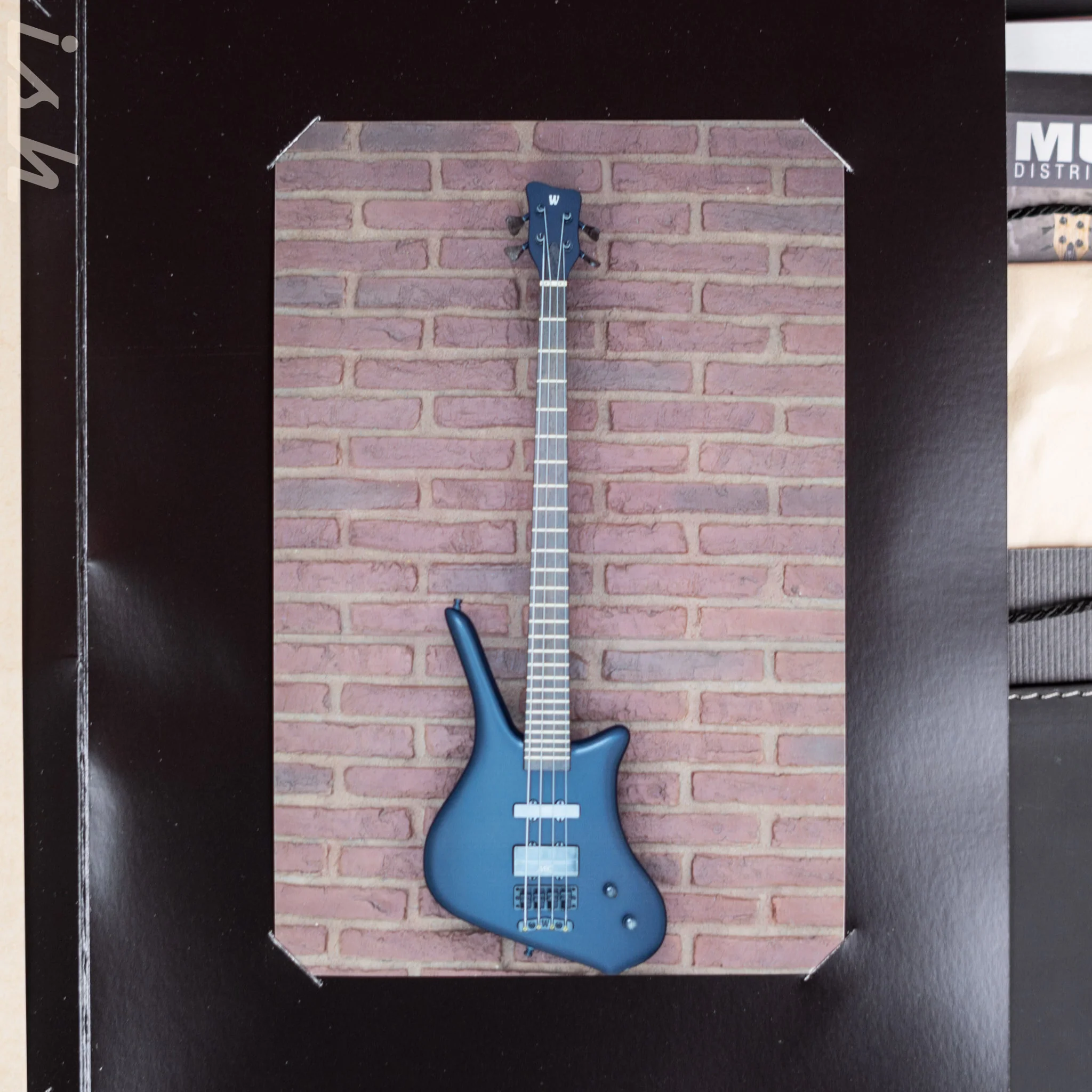 Ish x Warwick Dolphin SN TCS Custom Shop Endangered Species 4-String Bass Black Satin Wenge Fretboard - Image 12