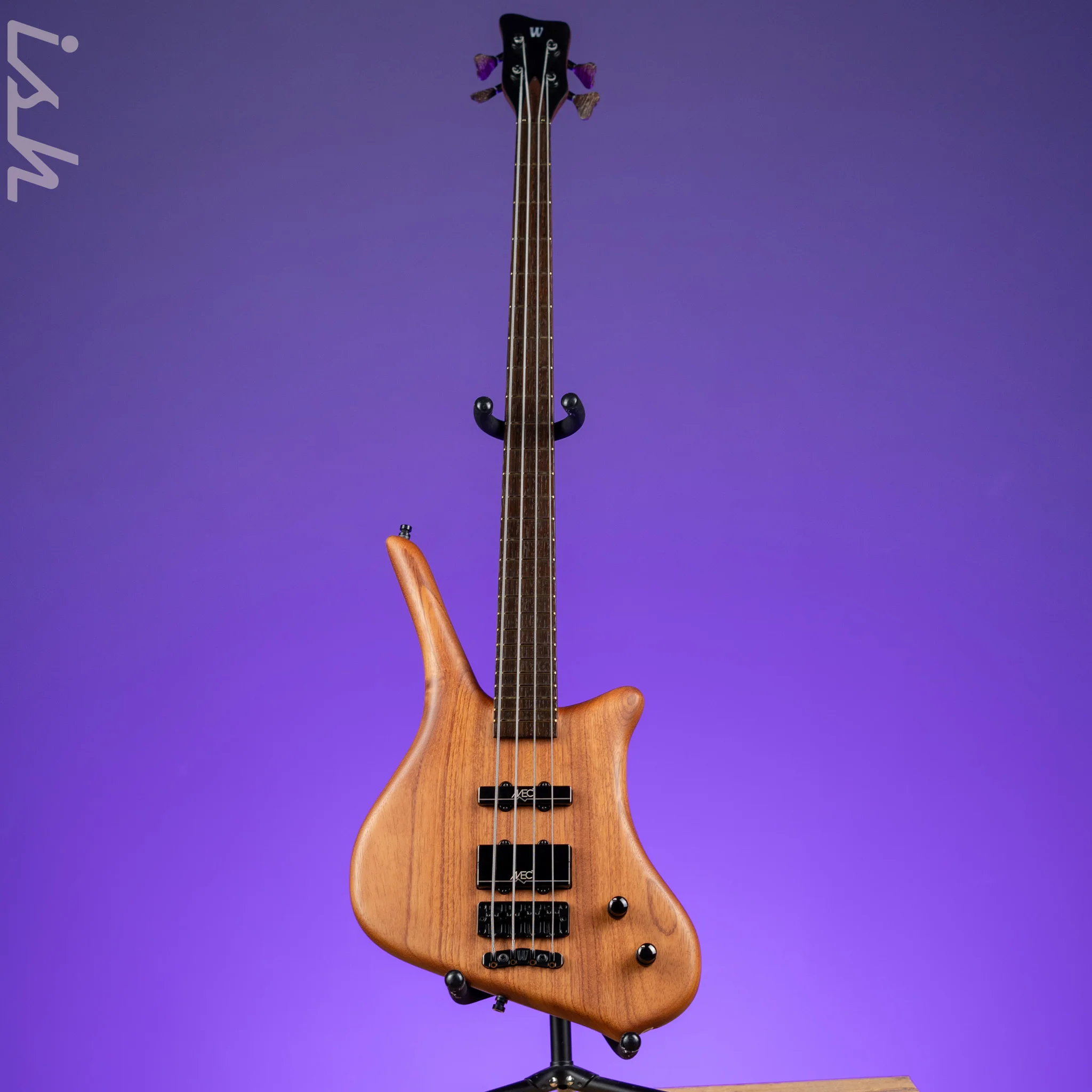 Ish x Warwick Dolphin SN TCS Custom Shop Endangered Species 4-String Bass Wenge Fretboard - Image 2