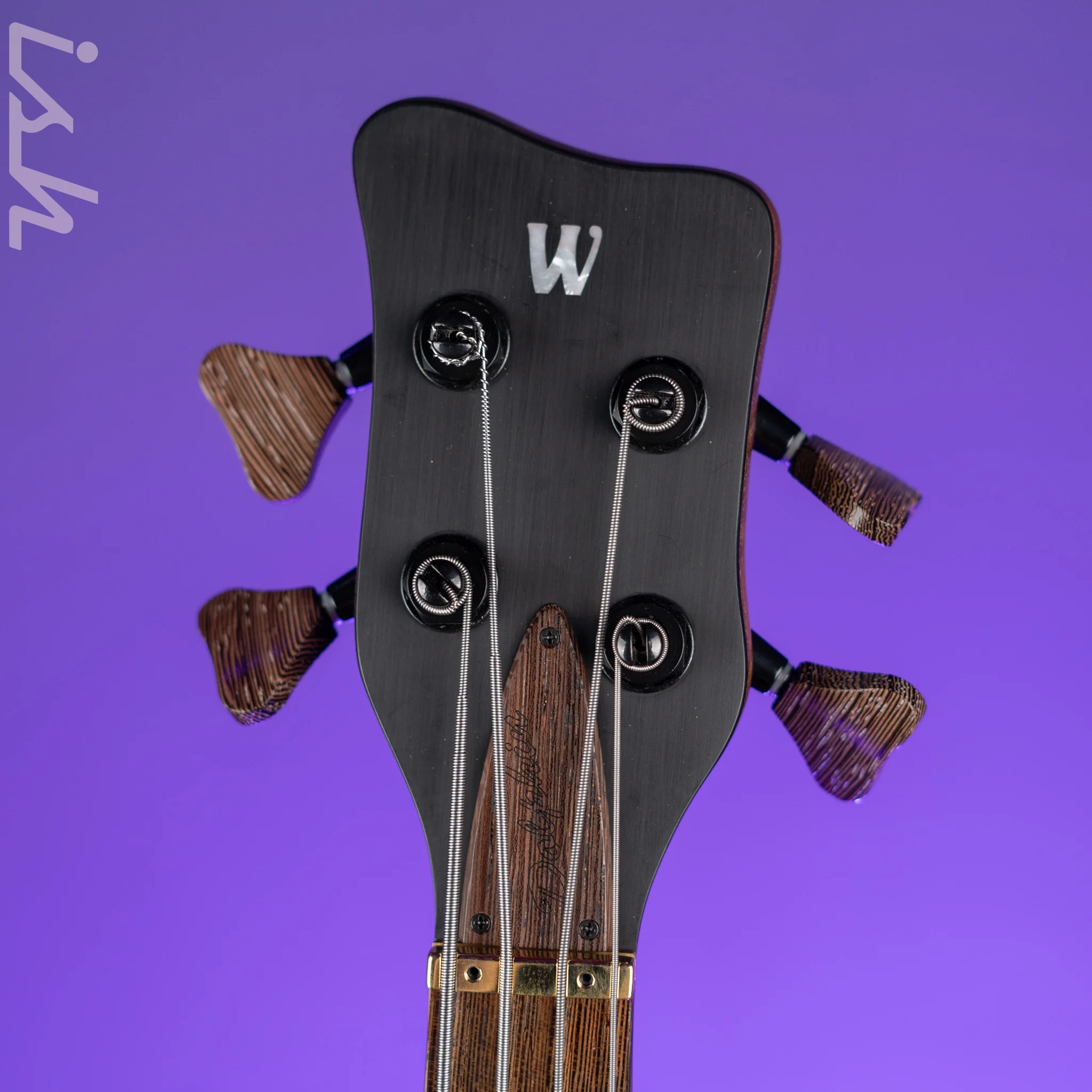 Ish x Warwick Dolphin SN TCS Custom Shop Endangered Species 4-String Bass Wenge Fretboard - Image 5