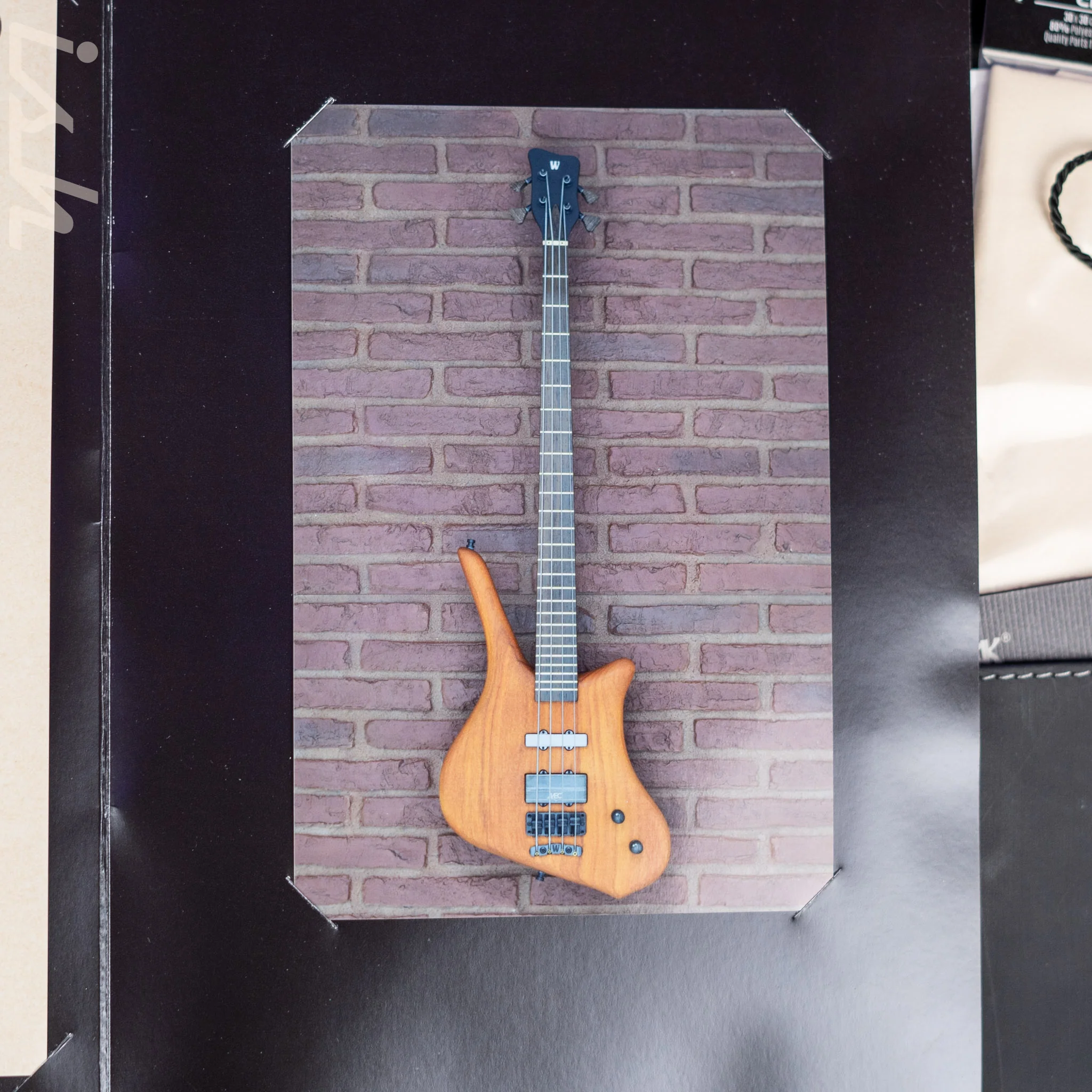 Ish x Warwick Dolphin SN TCS Custom Shop Endangered Species 4-String Bass Wenge Fretboard - Image 12