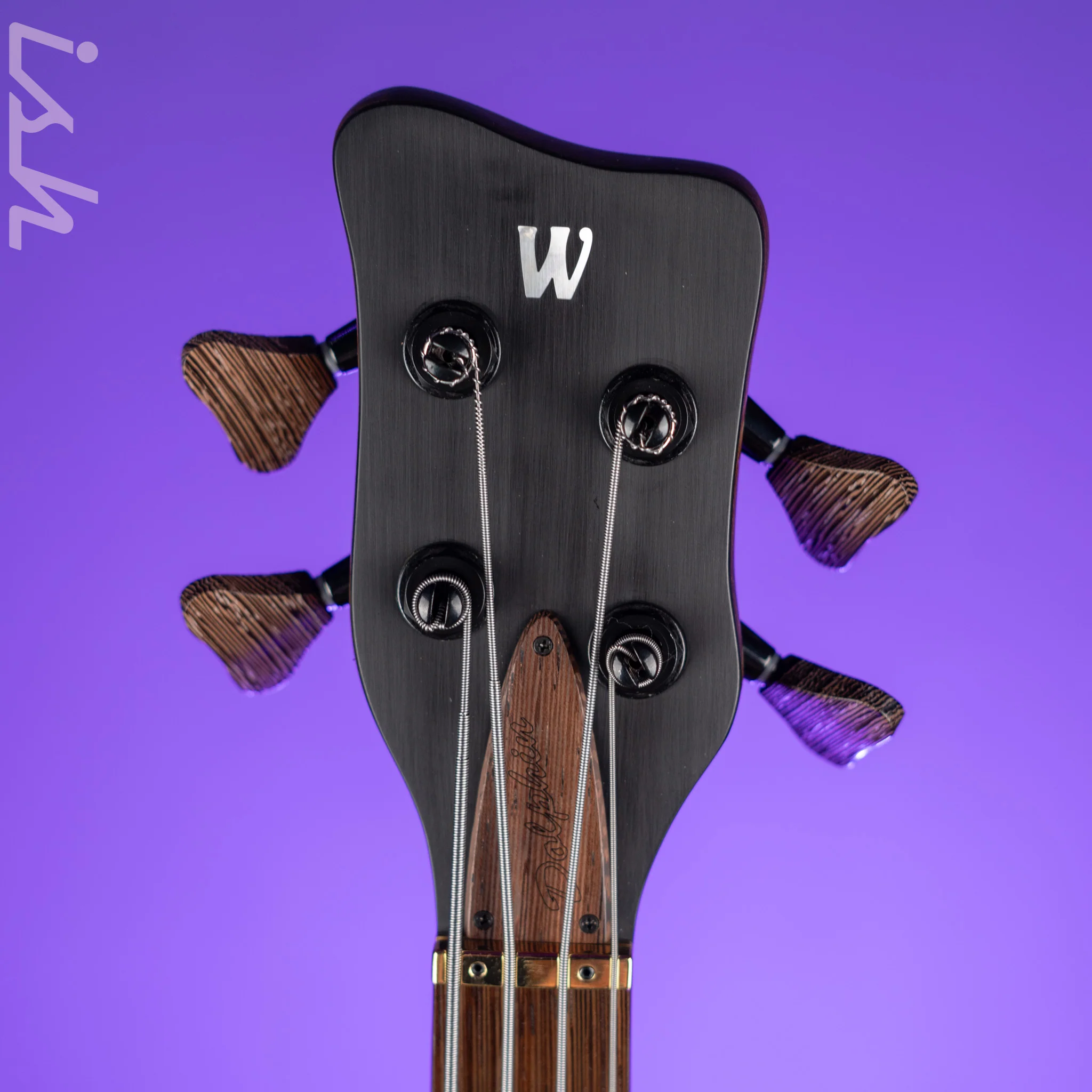 Ish x Warwick Dolphin SN TCS Custom Shop Endangered Species 4-String Bass Wenge Fretboard - Image 5