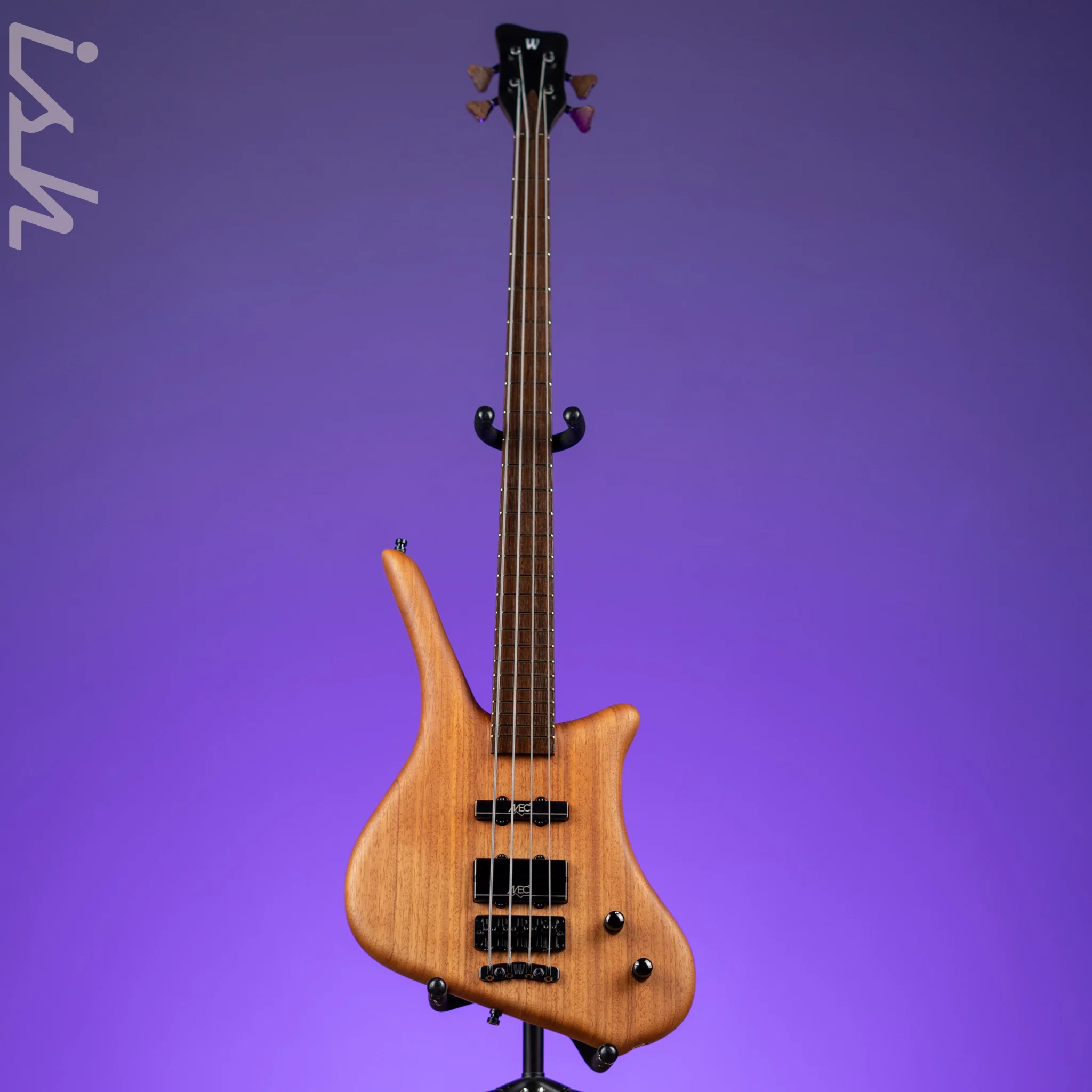 Ish x Warwick Dolphin SN TCS Custom Shop Endangered Species 4-String Bass Wenge Fretboard - Image 2