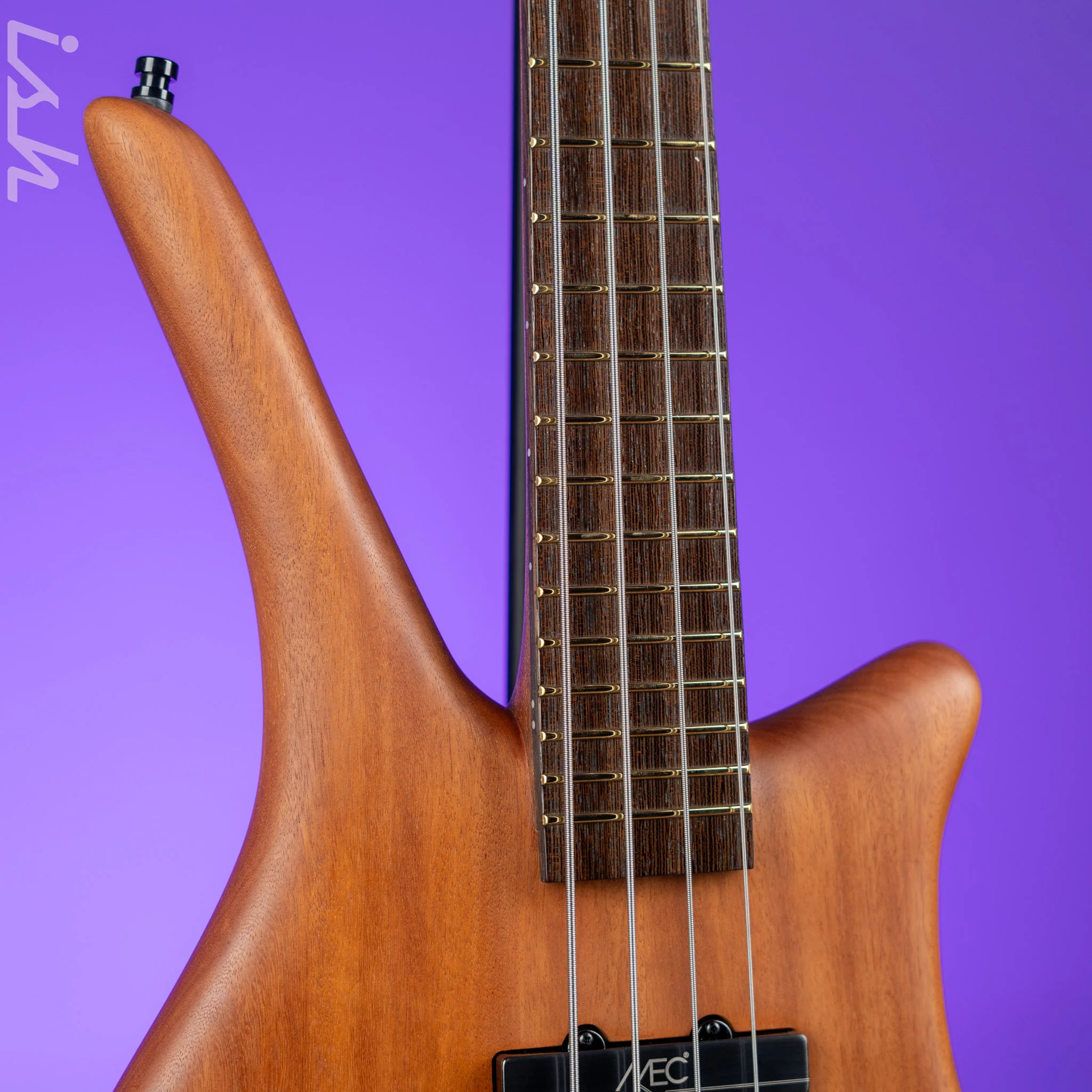 Ish x Warwick Dolphin SN TCS Custom Shop Endangered Species 4-String Bass Wenge Fretboard Demo - Image 3