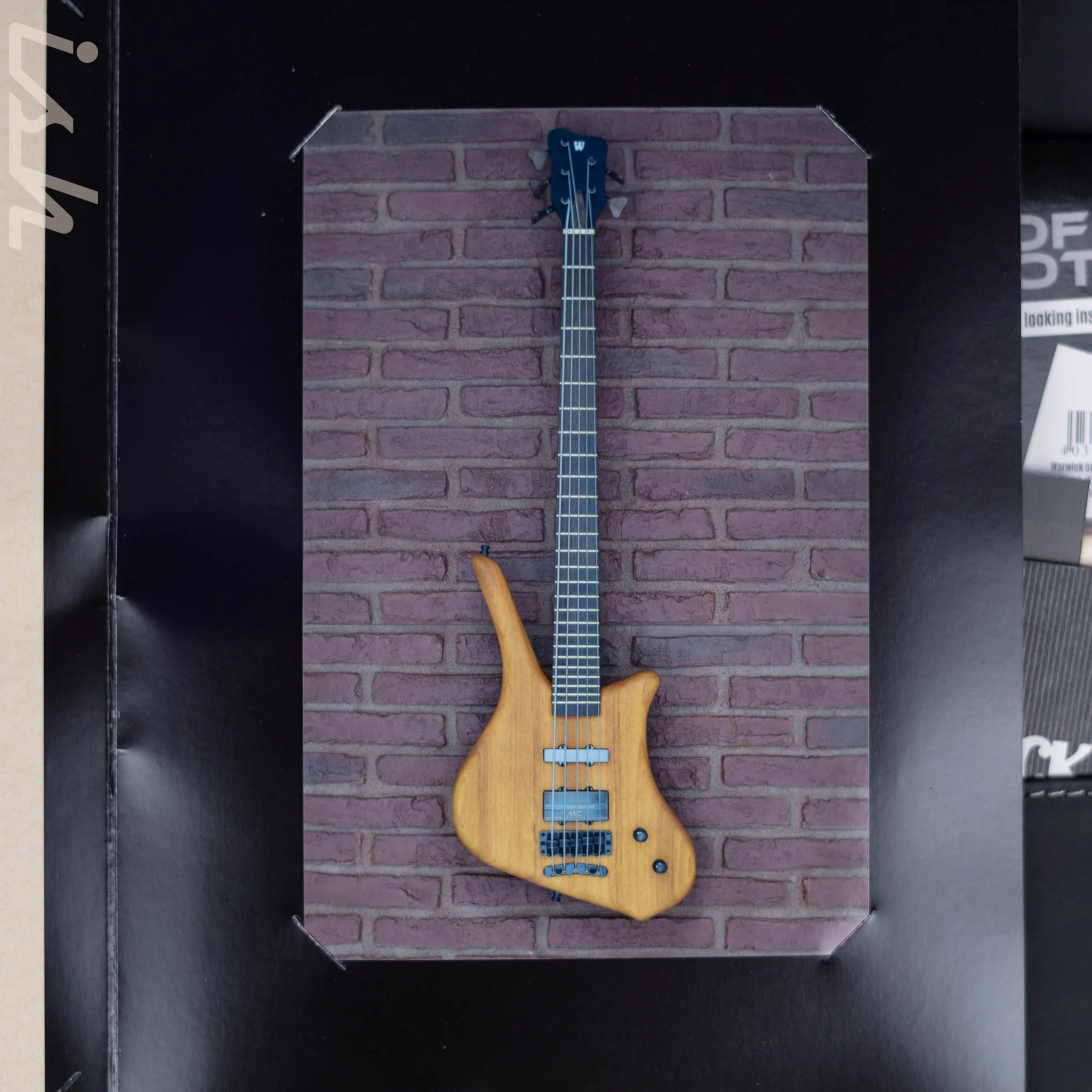 Ish x Warwick Dolphin SN TCS Custom Shop Endangered Species 5-String Bass Wenge Fretboard - Image 12