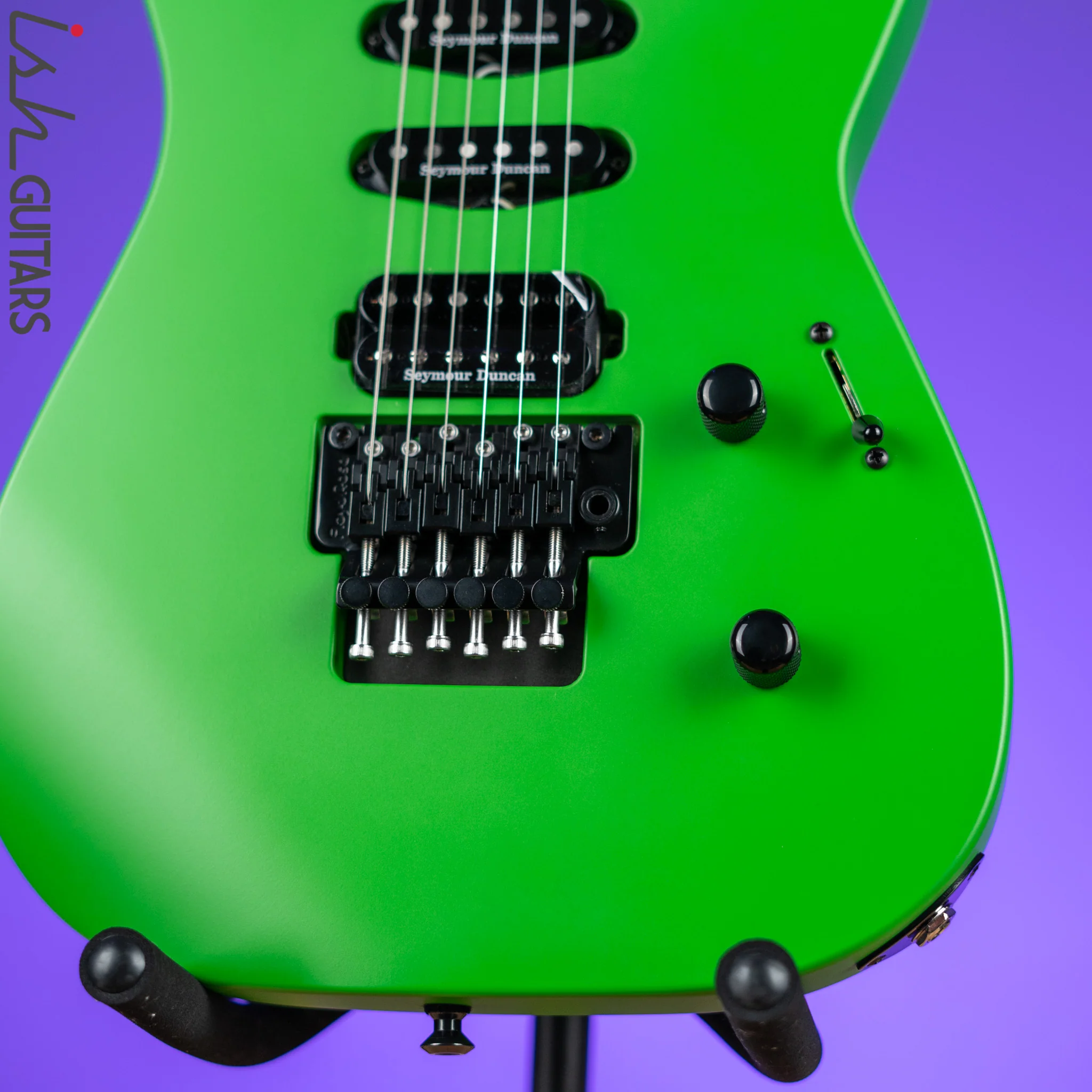 Jackson American Series Soloist SL3 Satin Slime Green Demo - Image 4