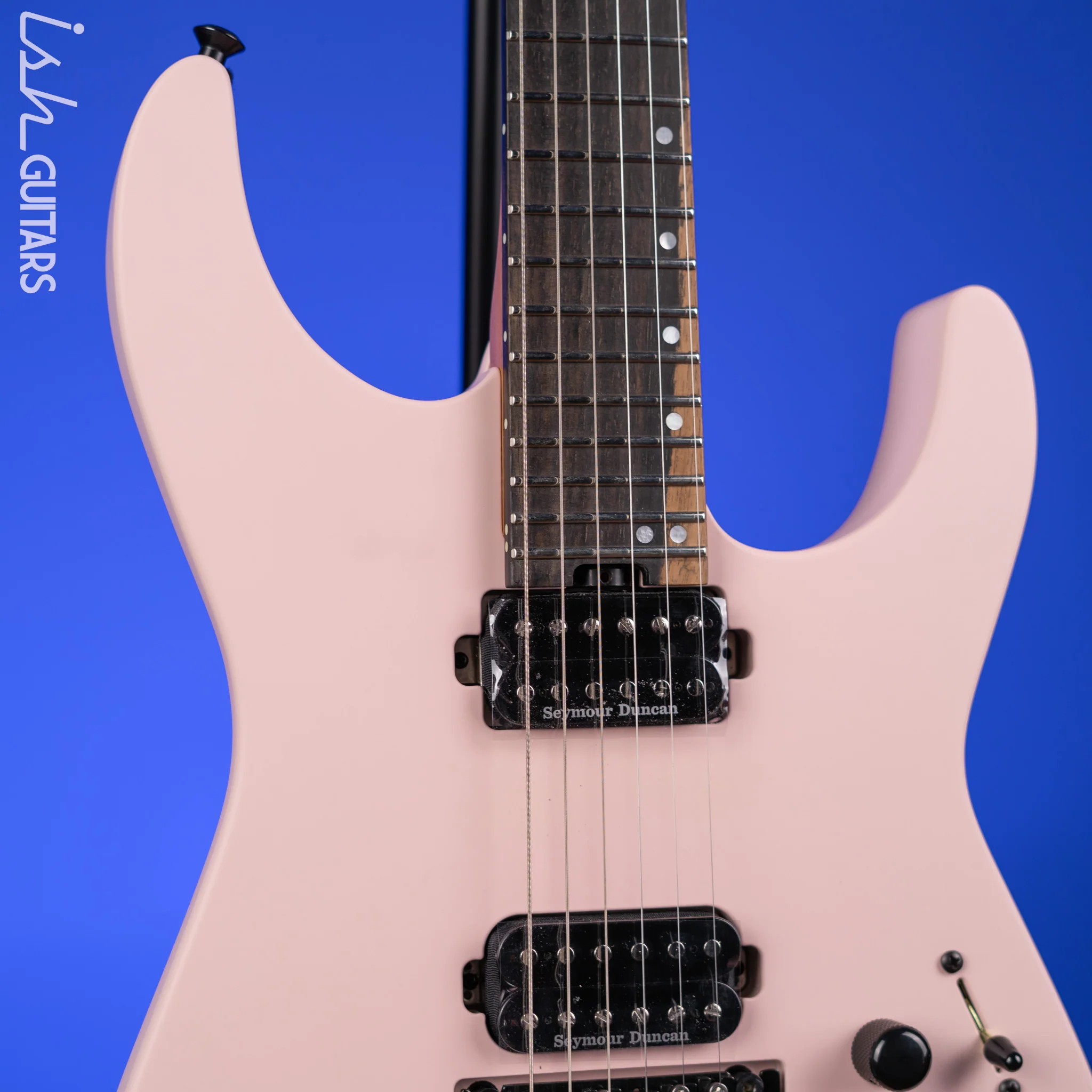 Jackson American Series Virtuoso Electric Guitar Satin Shell Pink Demo - Image 3