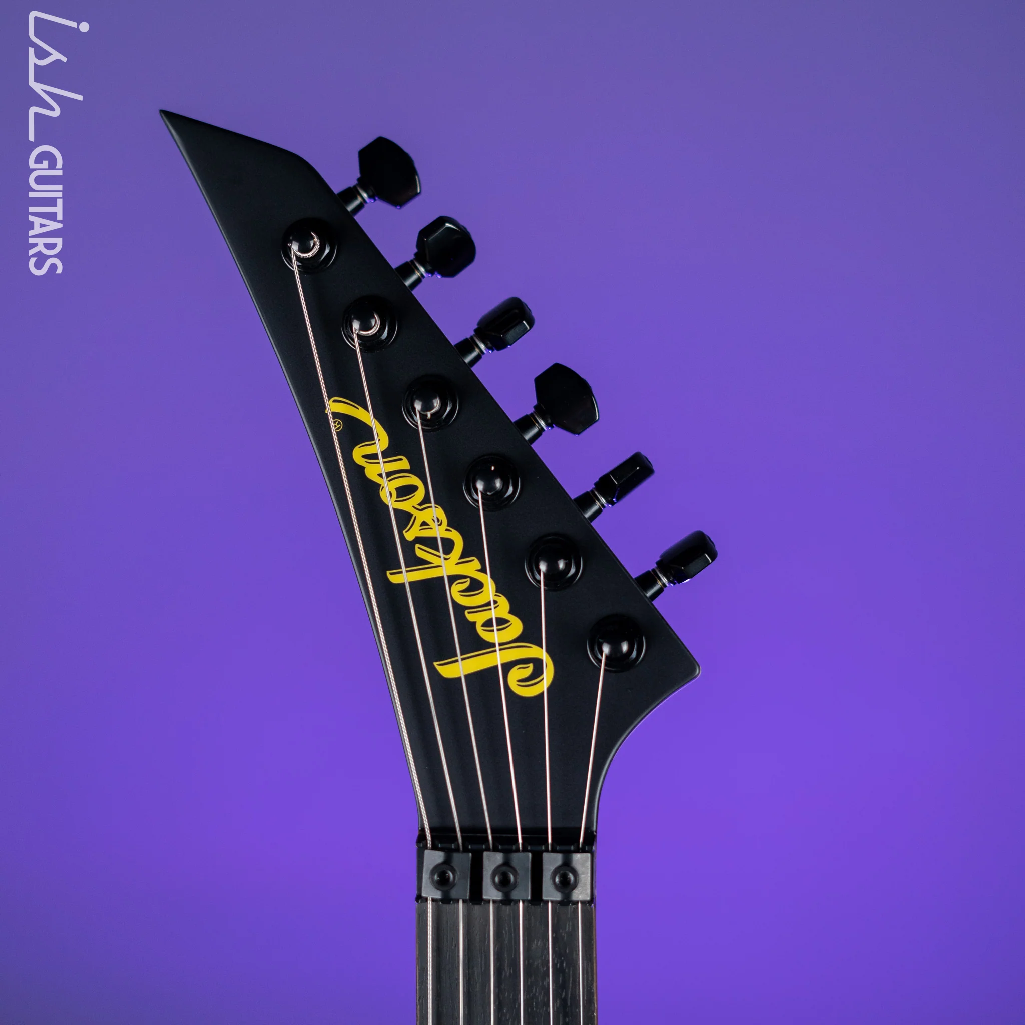 Jackson MJ Series Dinky DKR Stealth Satin Black Demo - Image 6