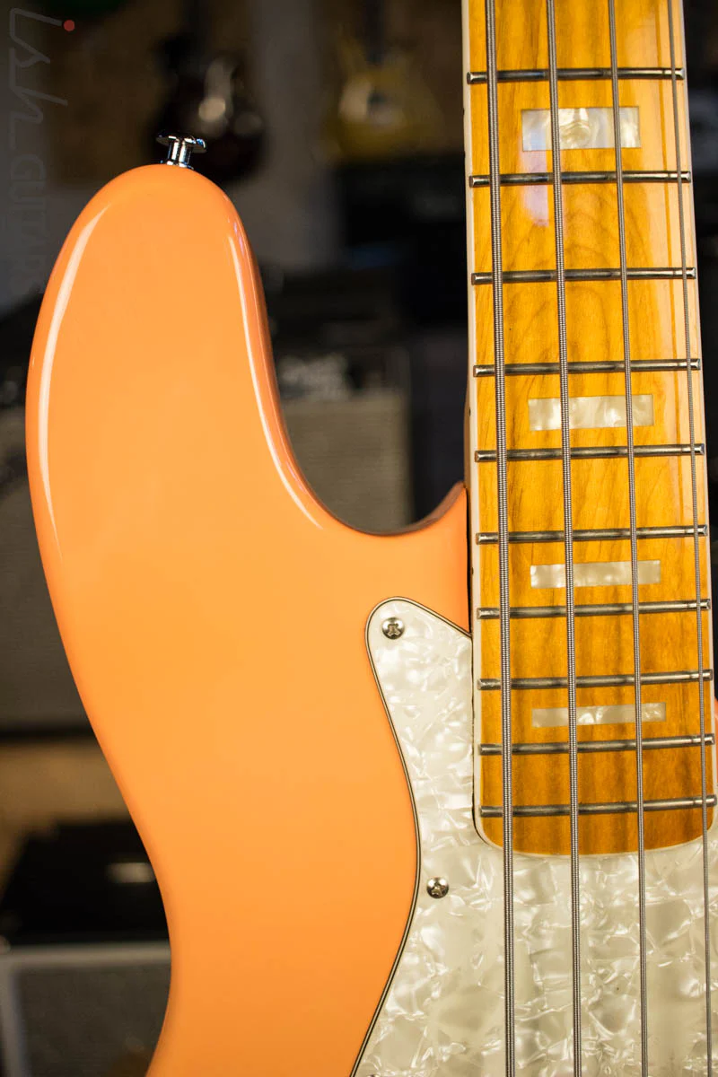 JEB Custom Guitars Jazz Bass Bound Maple Neck w/ Block Inlays - Image 3