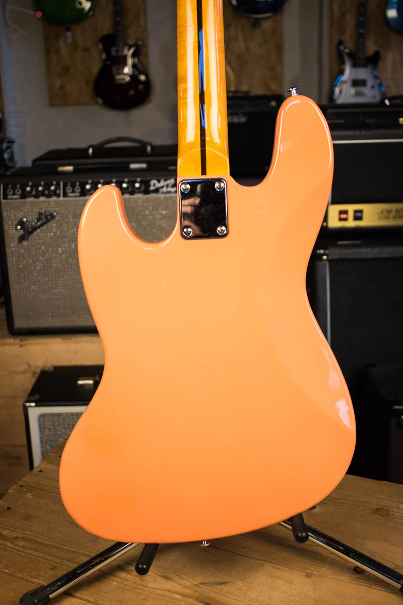 JEB Custom Guitars Jazz Bass Bound Maple Neck w/ Block Inlays - Image 7