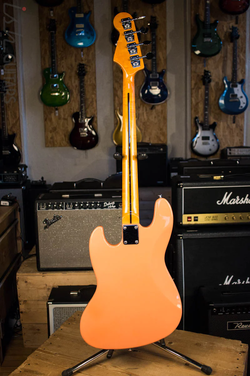 JEB Custom Guitars Jazz Bass Bound Maple Neck w/ Block Inlays - Image 8