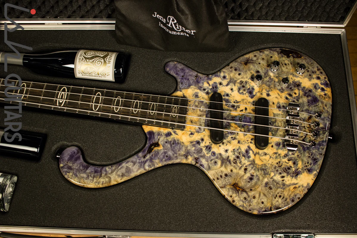 Ritter Roya 4 String 21st Anniversary "Drunken Burl" Bass Guitar - Image 10