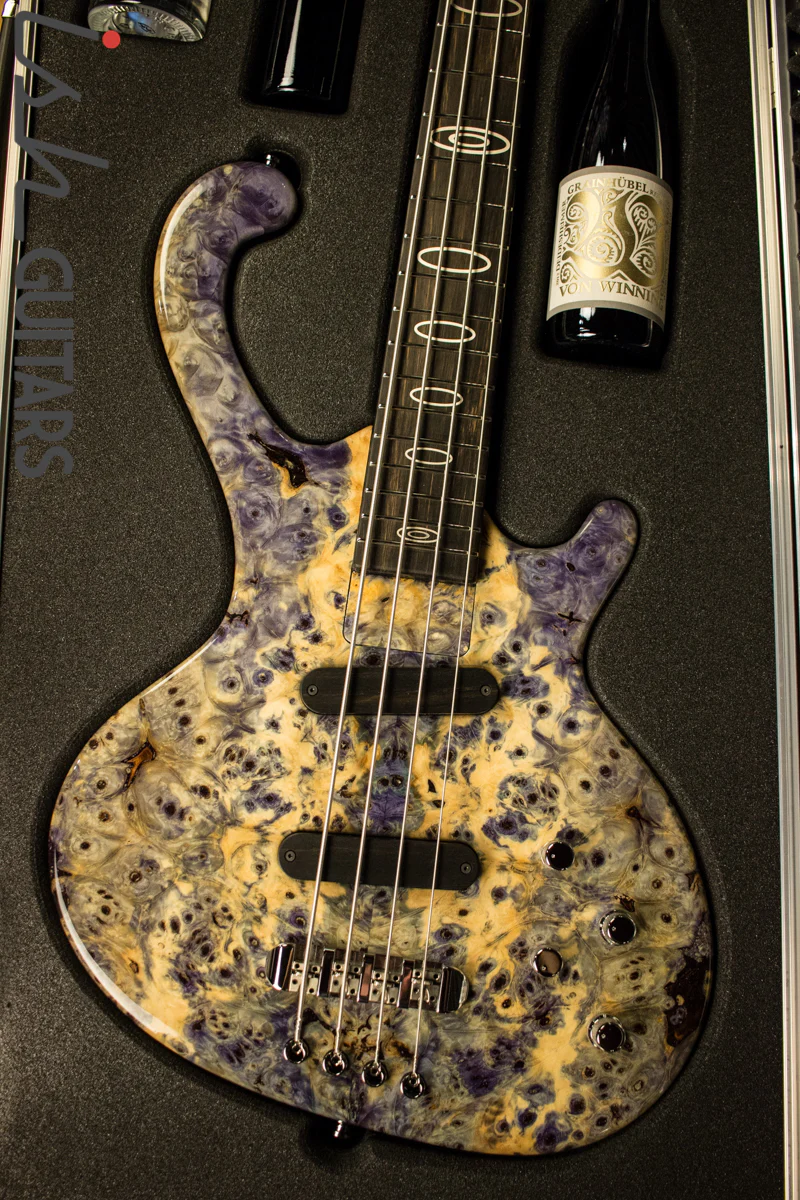 Ritter Roya 4 String 21st Anniversary "Drunken Burl" Bass Guitar - Image 12