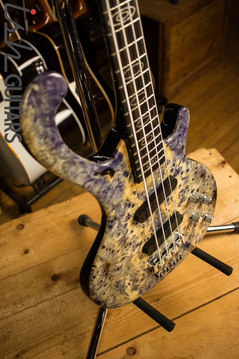 Ritter Roya 4 String 21st Anniversary "Drunken Burl" Bass Guitar - Image 5