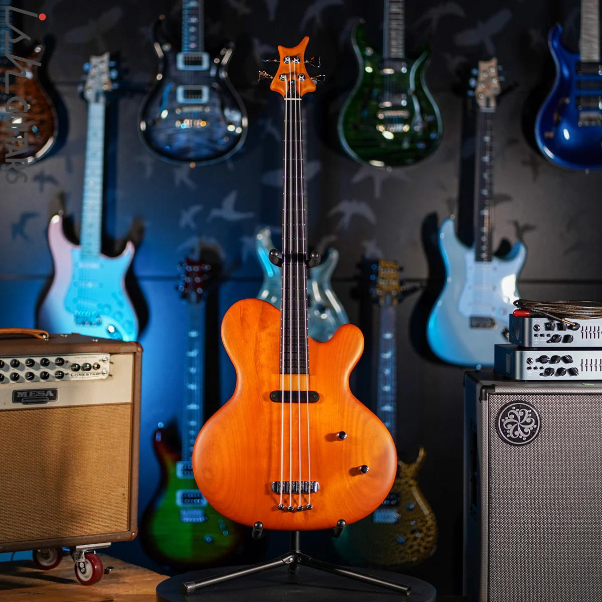Jens Ritter Princess Isabella Bass Guitar Orange Frosted - Image 3
