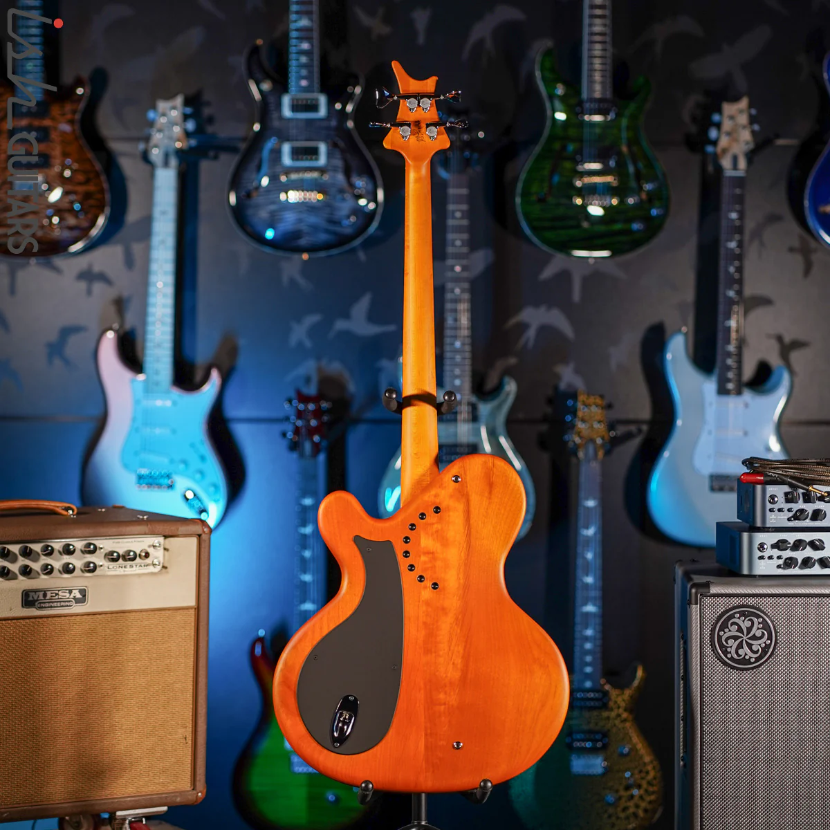 Jens Ritter Princess Isabella Bass Guitar Orange Frosted - Image 9