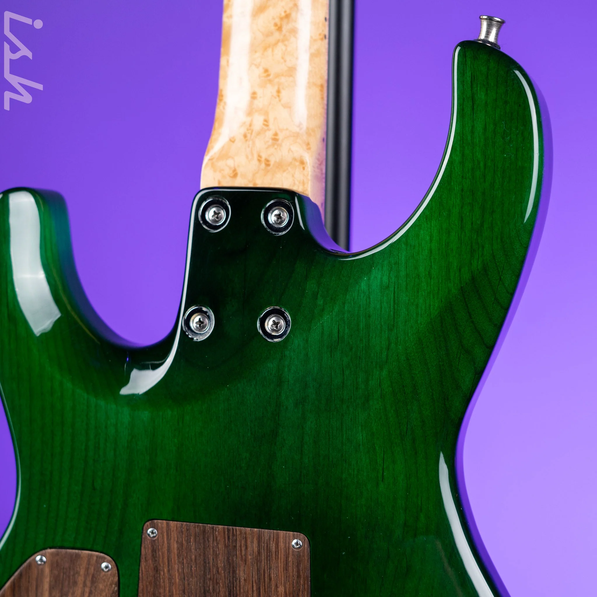 JP Guitars Luna Emerald Green Quilt - Image 13