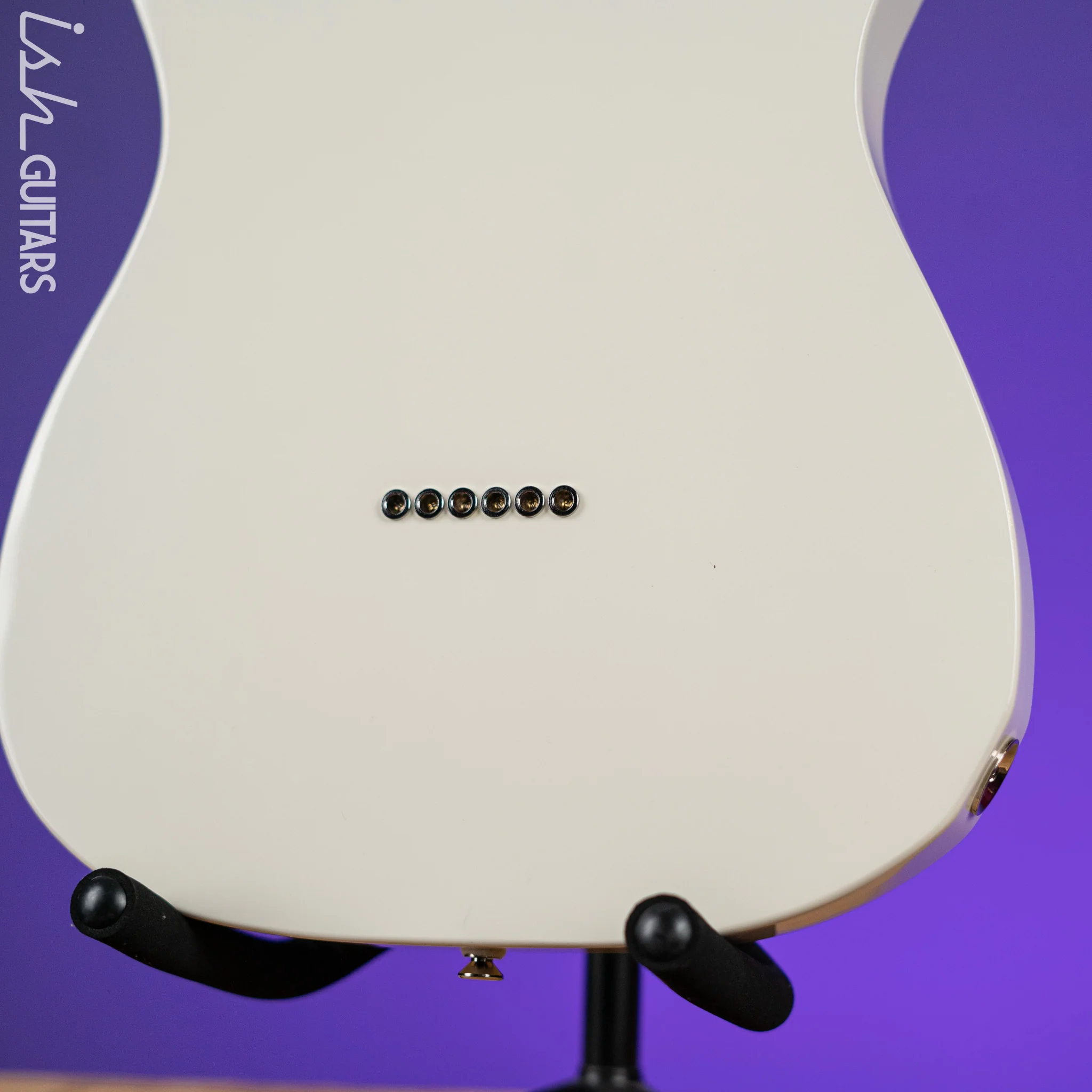 K-Line Truxton Left Handed Guitar White - Image 12