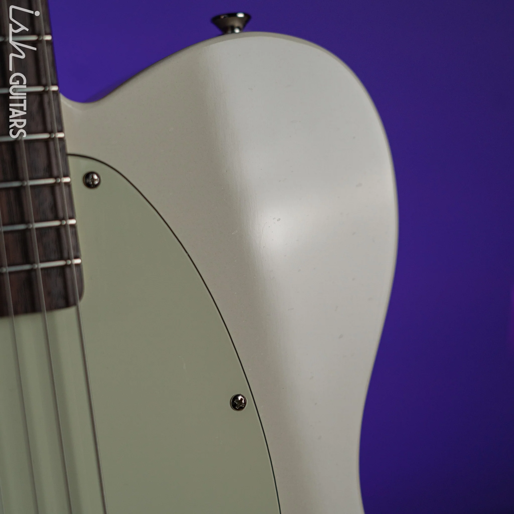 K-Line Truxton Left Handed Guitar White - Image 7