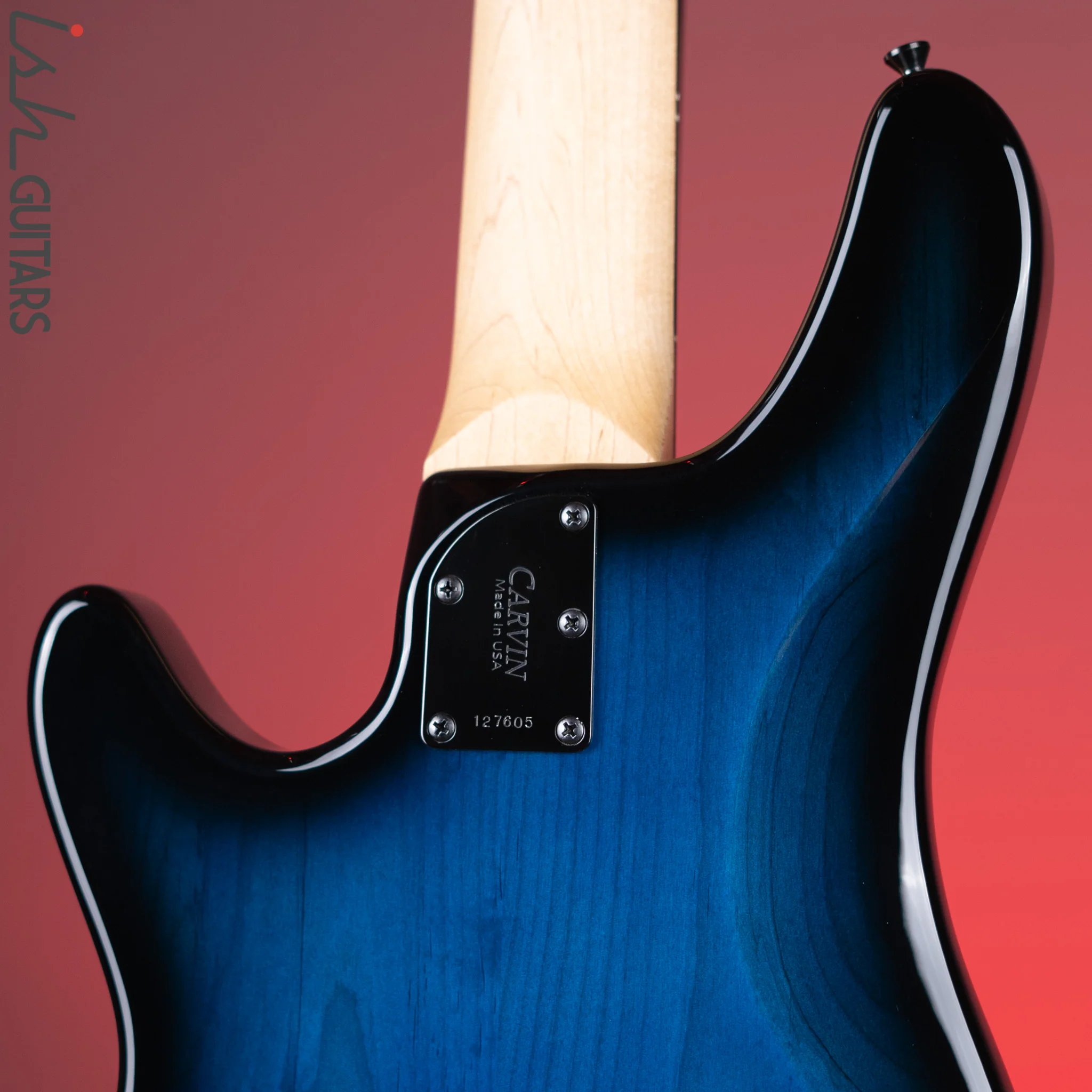 Kiesel JB-5 5-String Bass Trans Blue - Image 10
