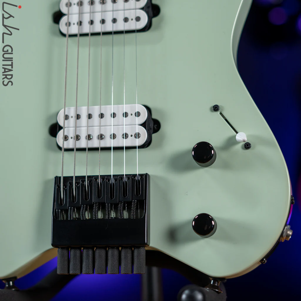 Kiesel Vader V7 7-String Electric Guitar Seafoam Green - Image 4