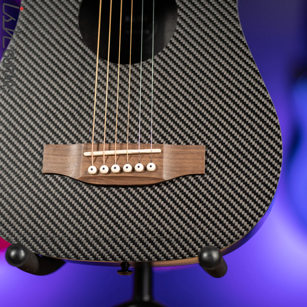 Klōs Hybrid Acoustic Travel Guitar Carbon Fiber Demo - Image 3