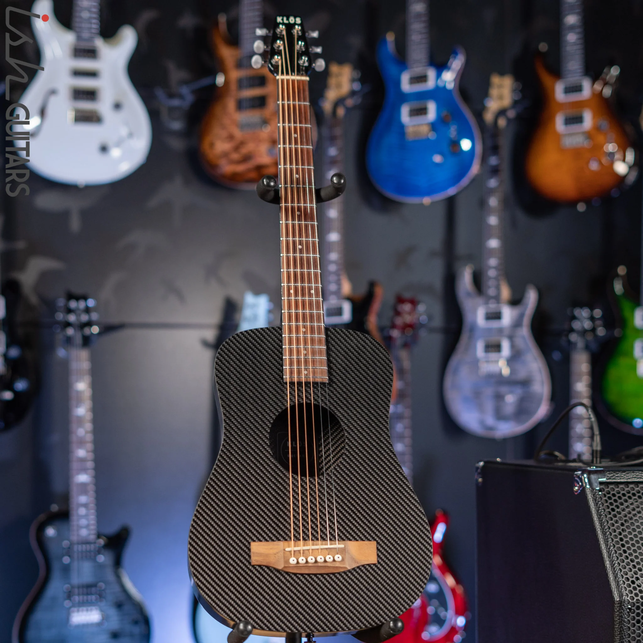 Klos Hybrid Travel Acoustic Guitar Carbon Fiber - Image 2
