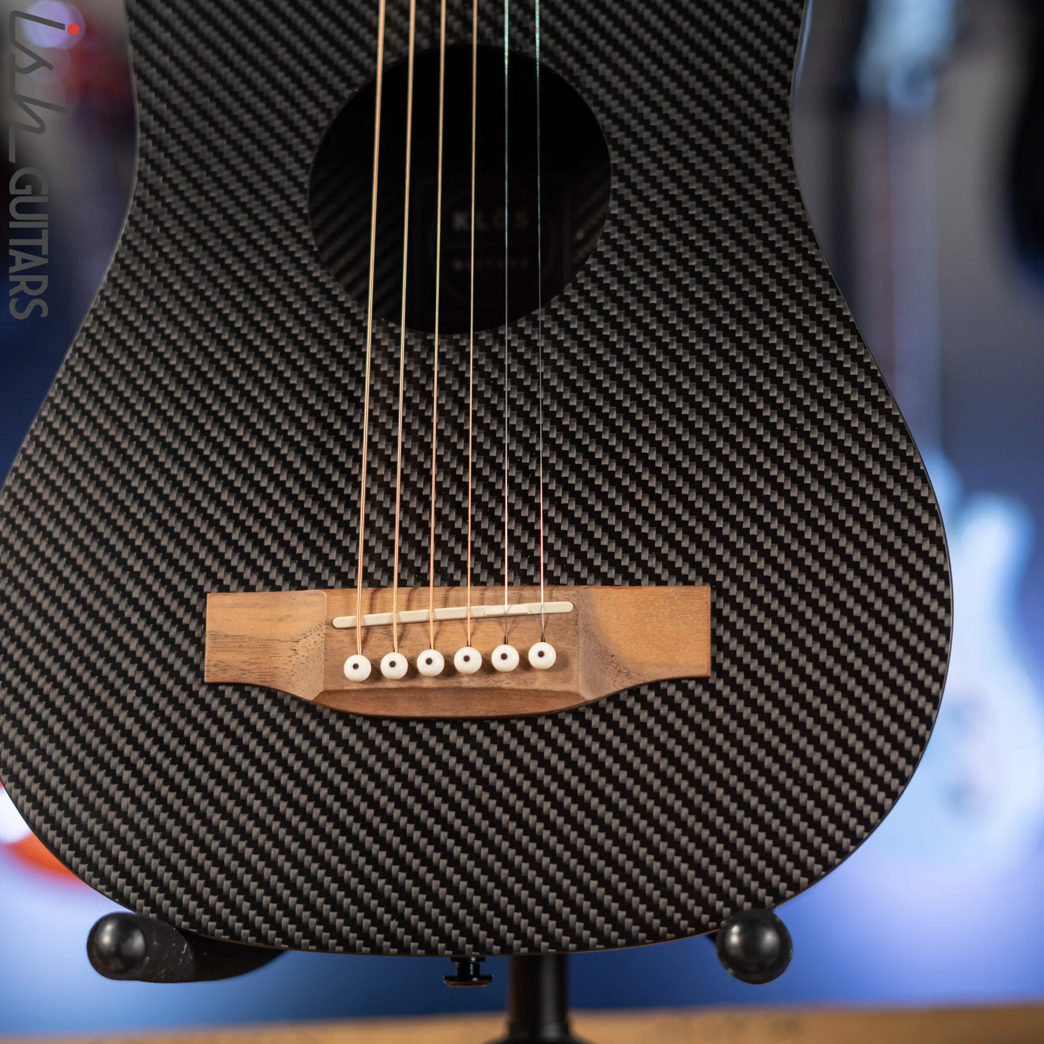 Klos Hybrid Travel Acoustic Guitar Carbon Fiber - Image 4