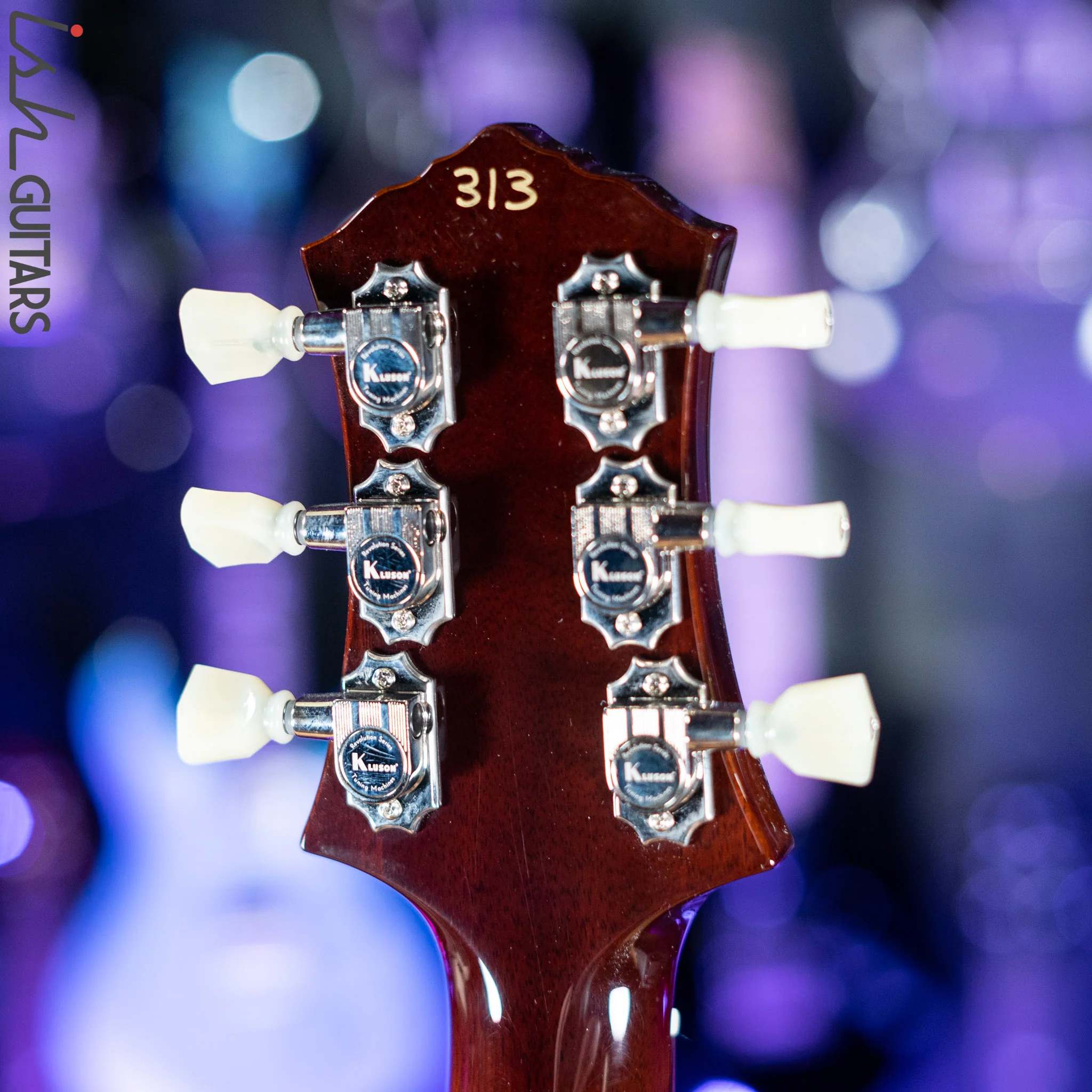 Knaggs SSC Steve Stevens Natural Black Burst Burl Maple - Image 10