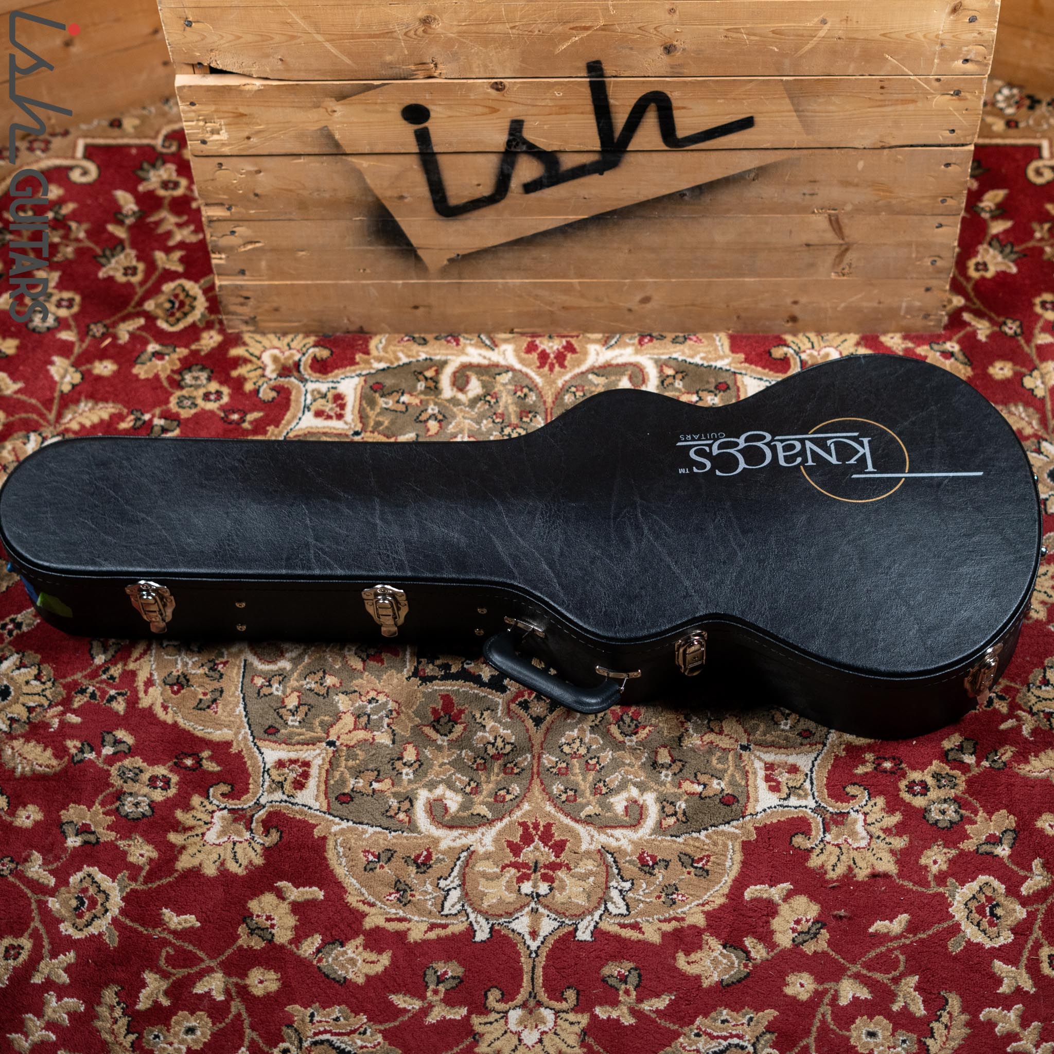 Knaggs SSC Steve Stevens Natural Black Burst Burl Maple - Image 15