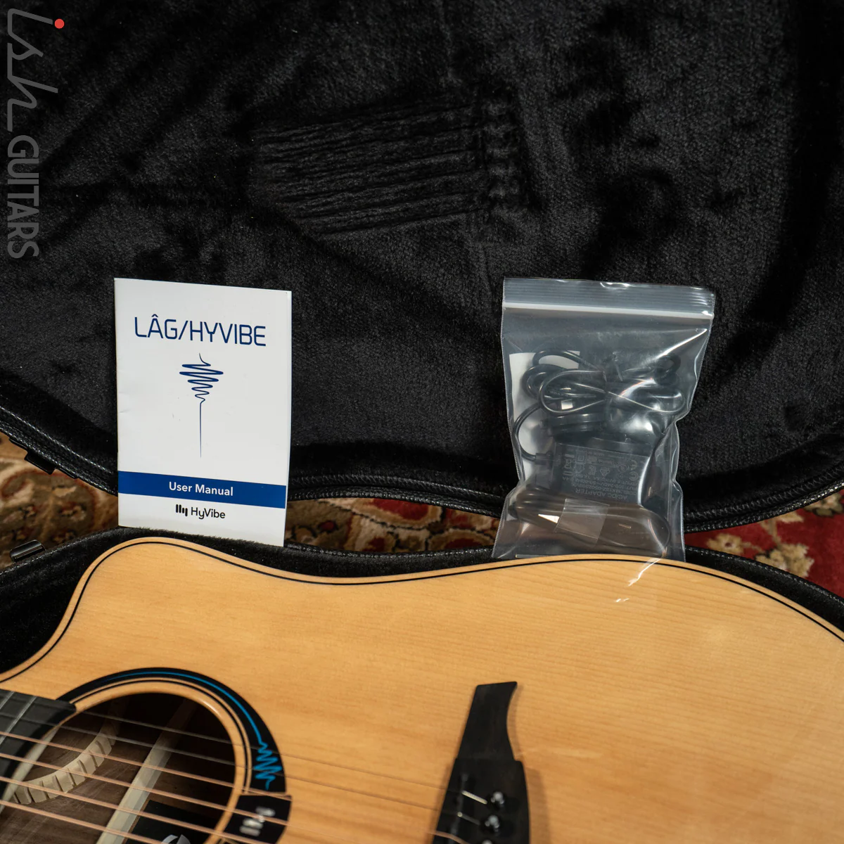 Lâg THV30DCE Dreadnought Hyvibe Tramontane Smart Guitar - Image 13