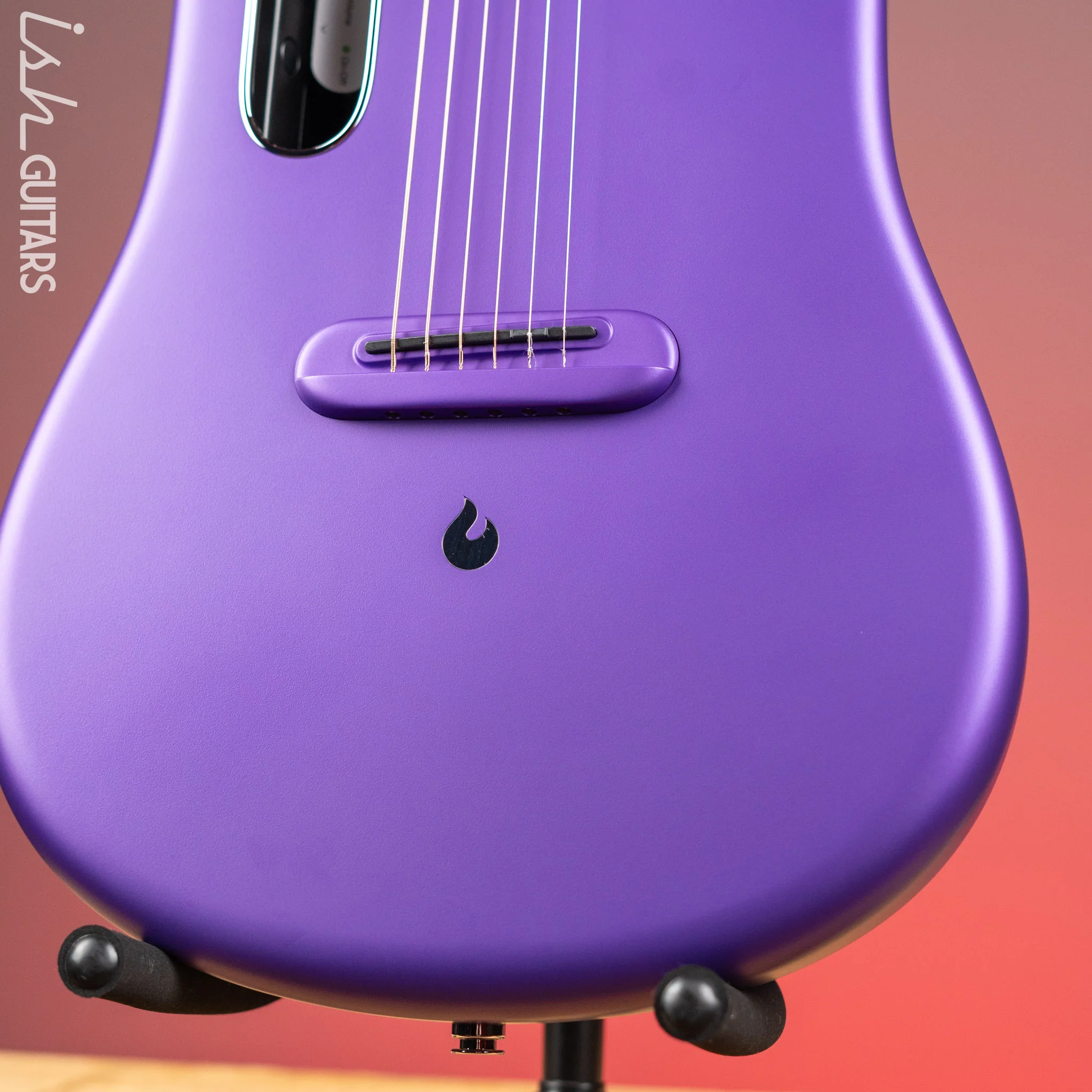 Lava Music LAVA ME 4 Carbon 36" Smart Acoustic-Electric Guitar Purple (w/ Airflow Bag) - Image 4