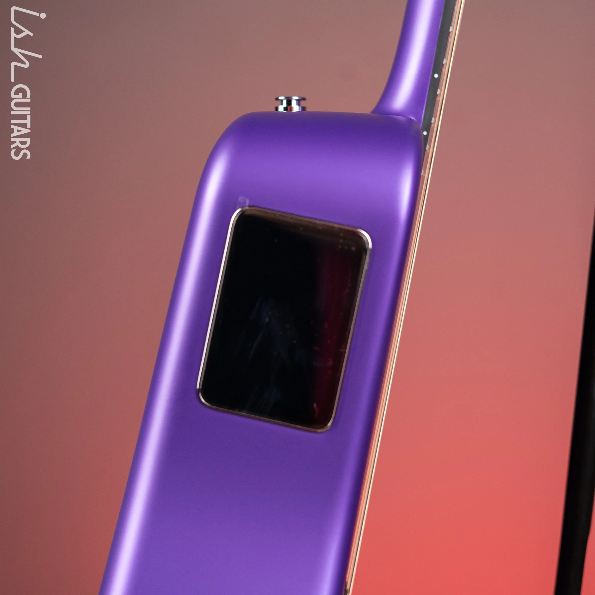 Lava Music LAVA ME 4 Carbon 36" Smart Acoustic-Electric Guitar Purple (w/ Airflow Bag) - Image 5