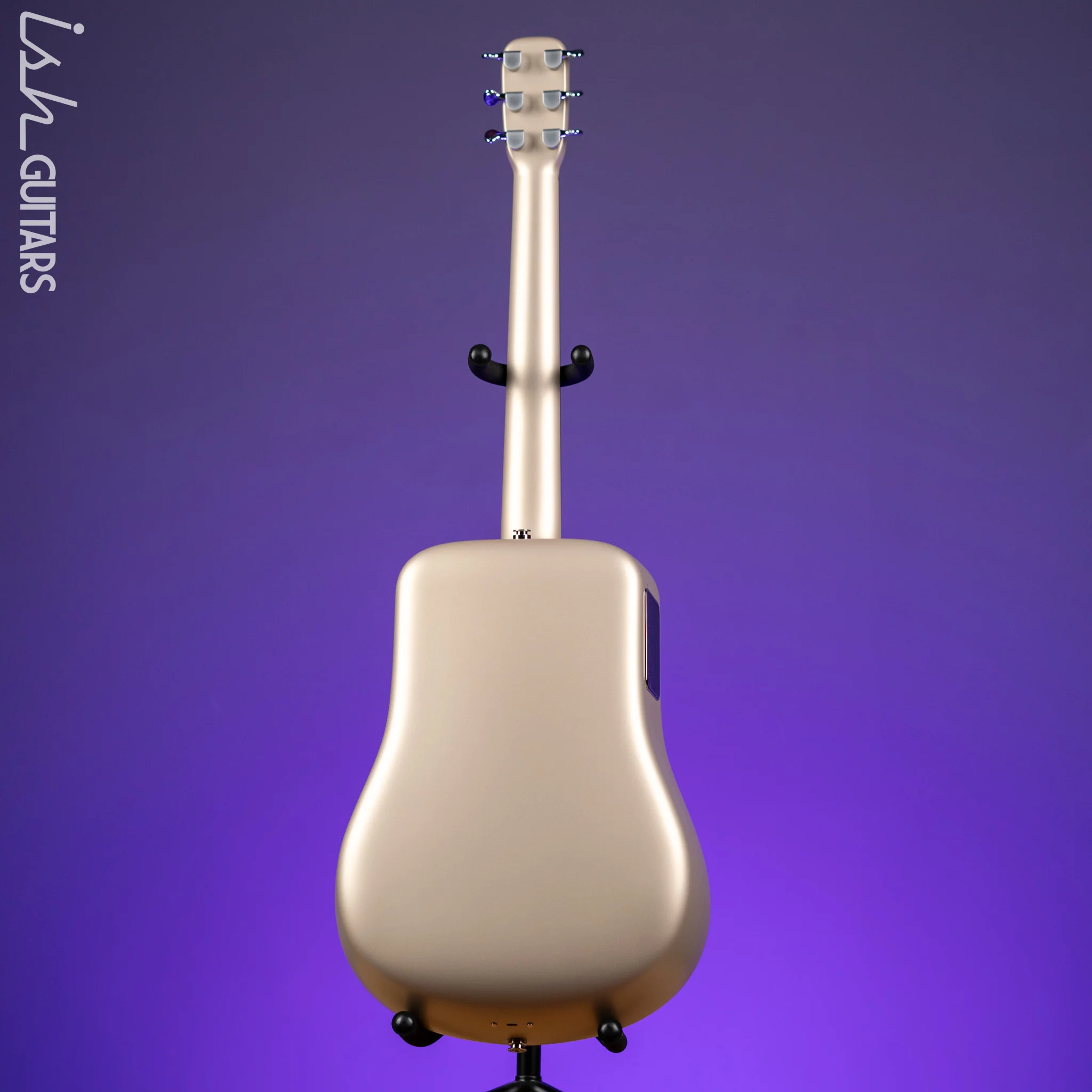 Lava Music LAVA ME 4 Carbon 36" Smart Acoustic-Electric Guitar Soft Gold (w/ Airflow Bag) - Image 7