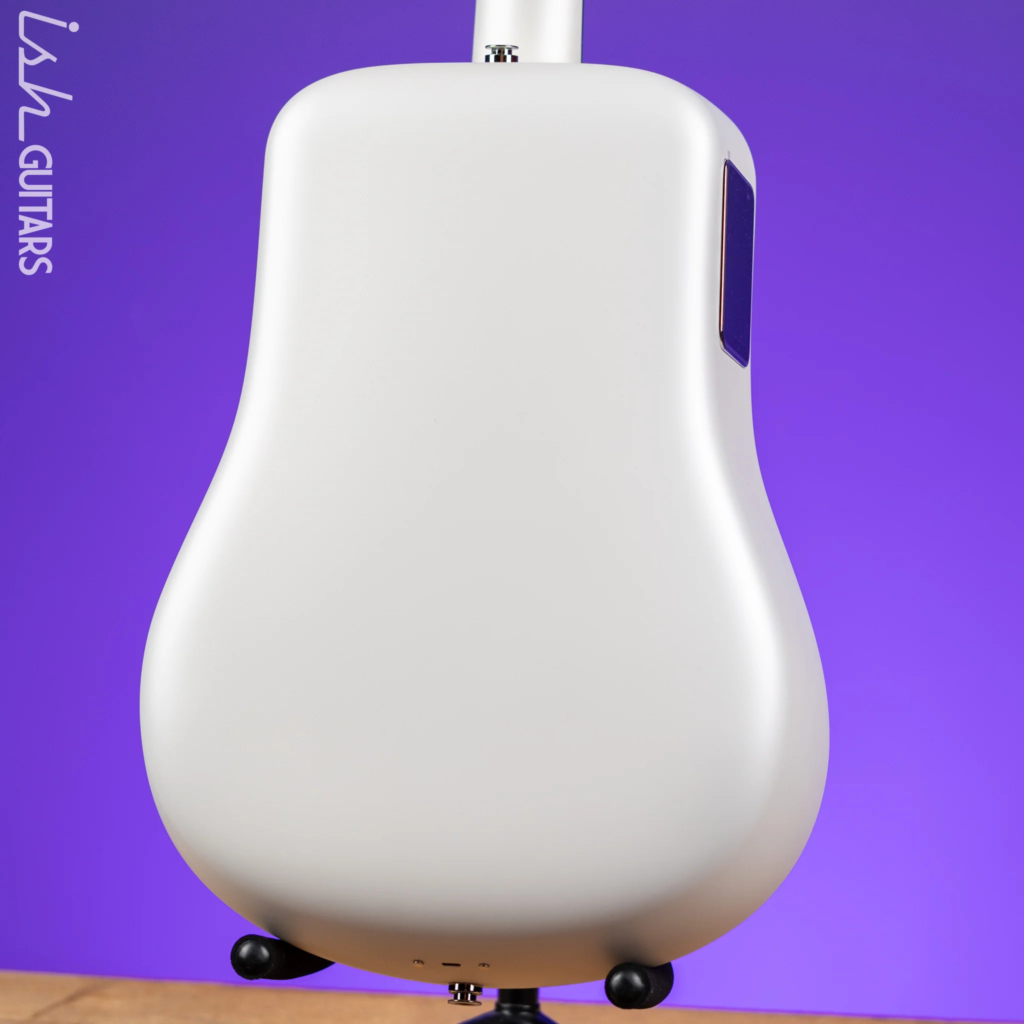 Lava Music LAVA ME 4 Carbon 36" Smart Acoustic-Electric Guitar White (w/ Airflow Bag) - Image 8
