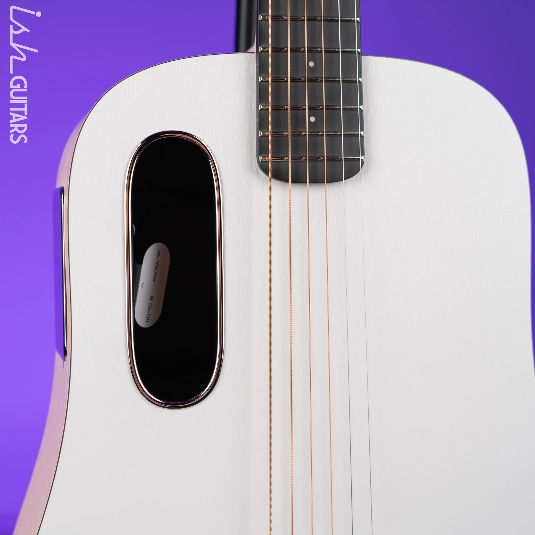 Lava Music LAVA ME Play 36" Light Peach/ Frost White (w/ Lite Bag) - Image 3