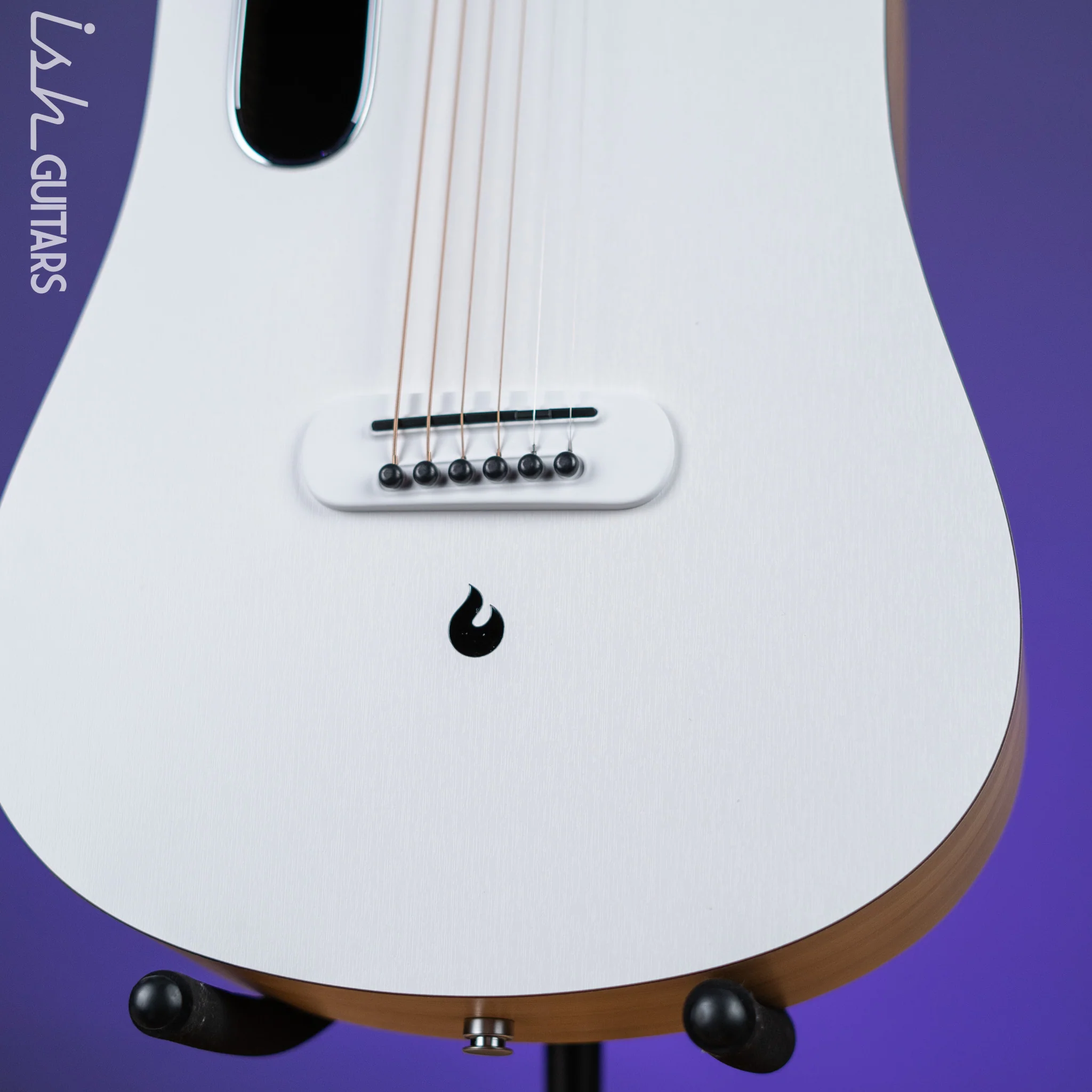 Lava Music Blue Lava Original Acoustic Guitar Walnut/Frost White w/ Lite Bag NO ELECTRONICS - Image 4