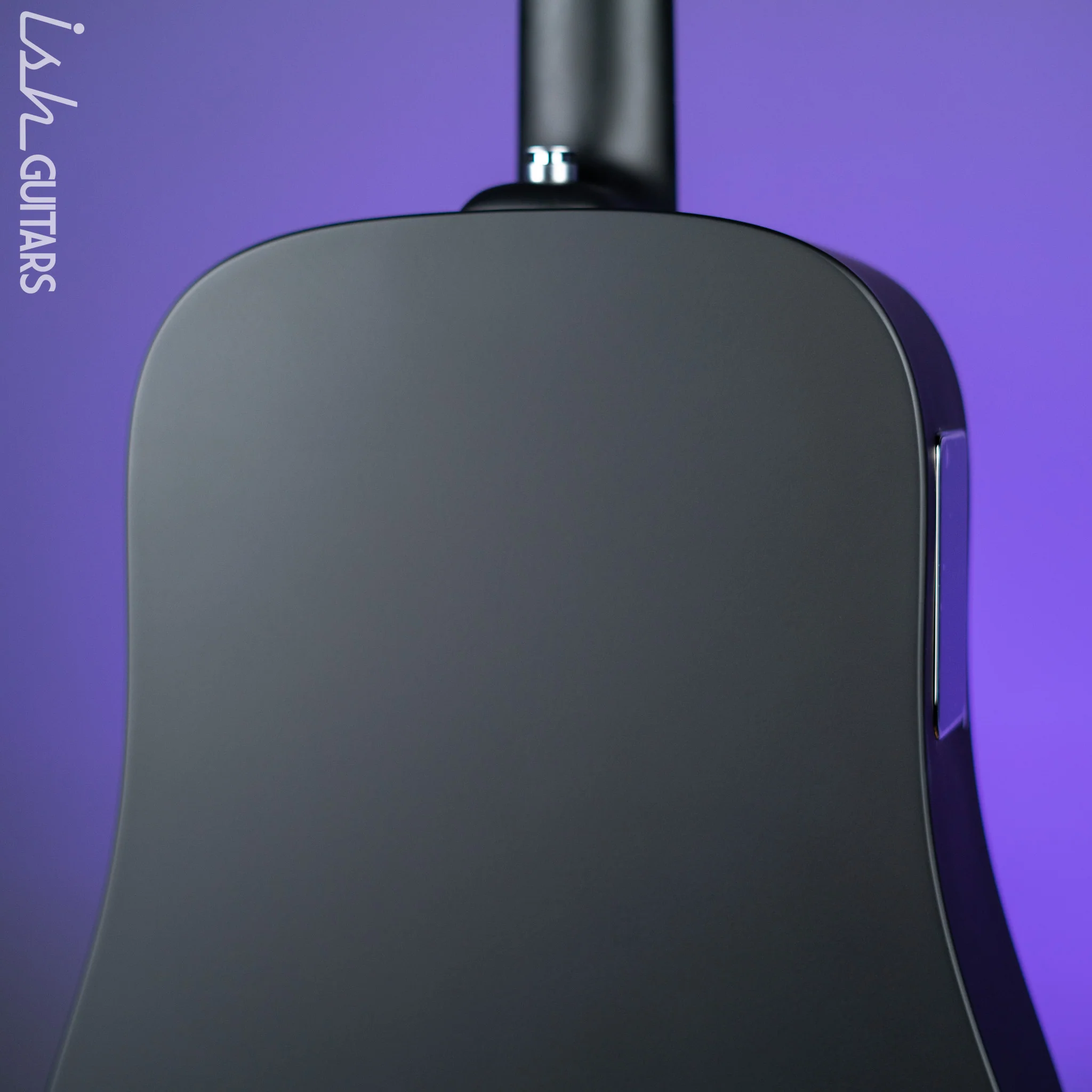 Lava Music Blue Lava Smart Acoustic Guitar Midnight Black 36" w/ Lite Bag - Image 8