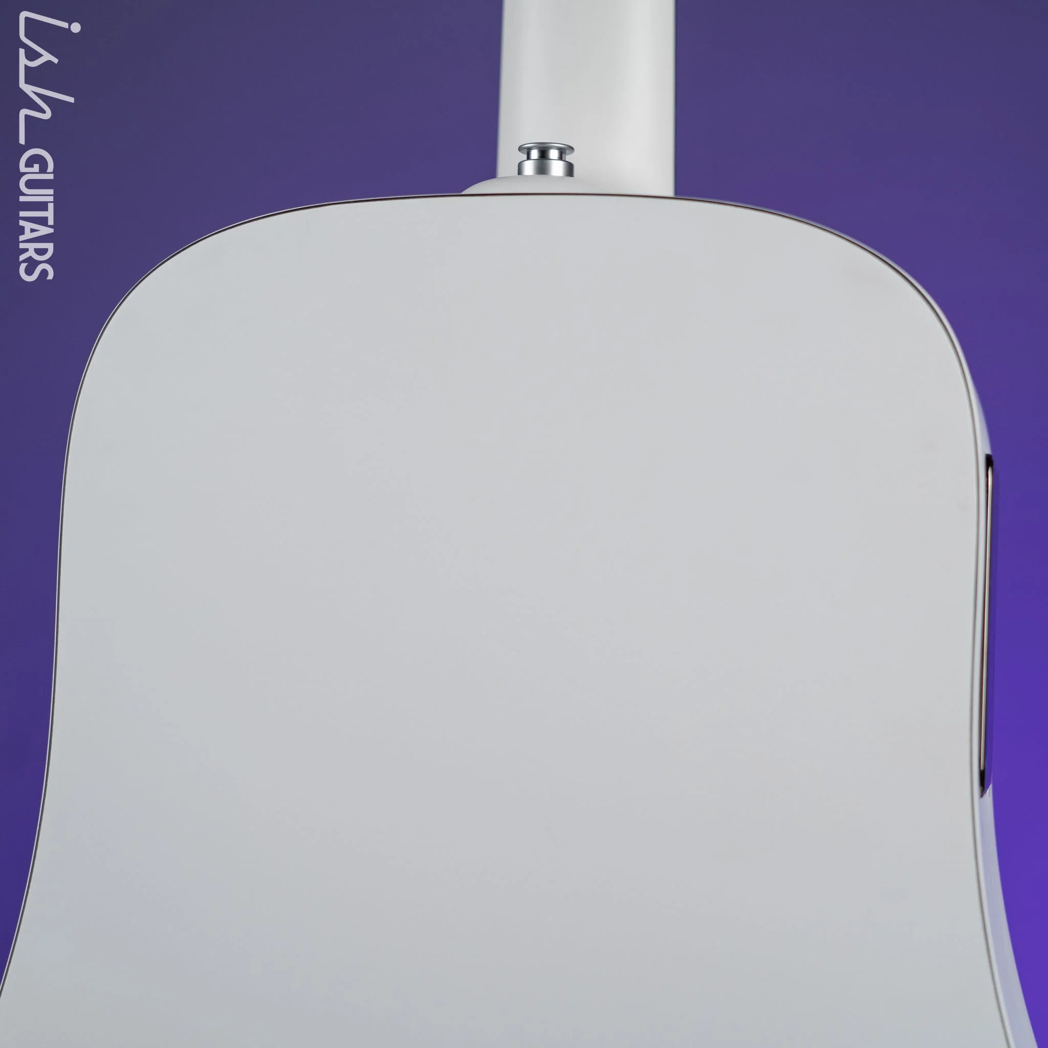 Lava Music Blue Lava Touch Smart Acoustic Guitar Sail White w/ Lite Bag Demo - Image 9