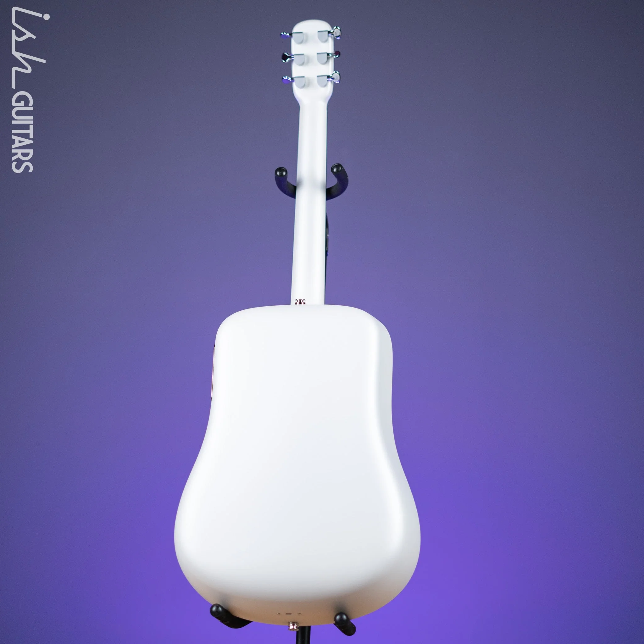 Lava Music Lava ME 3 Smart Acoustic Guitar 38” Left-Handed White w/ Space Bag Demo - Image 6