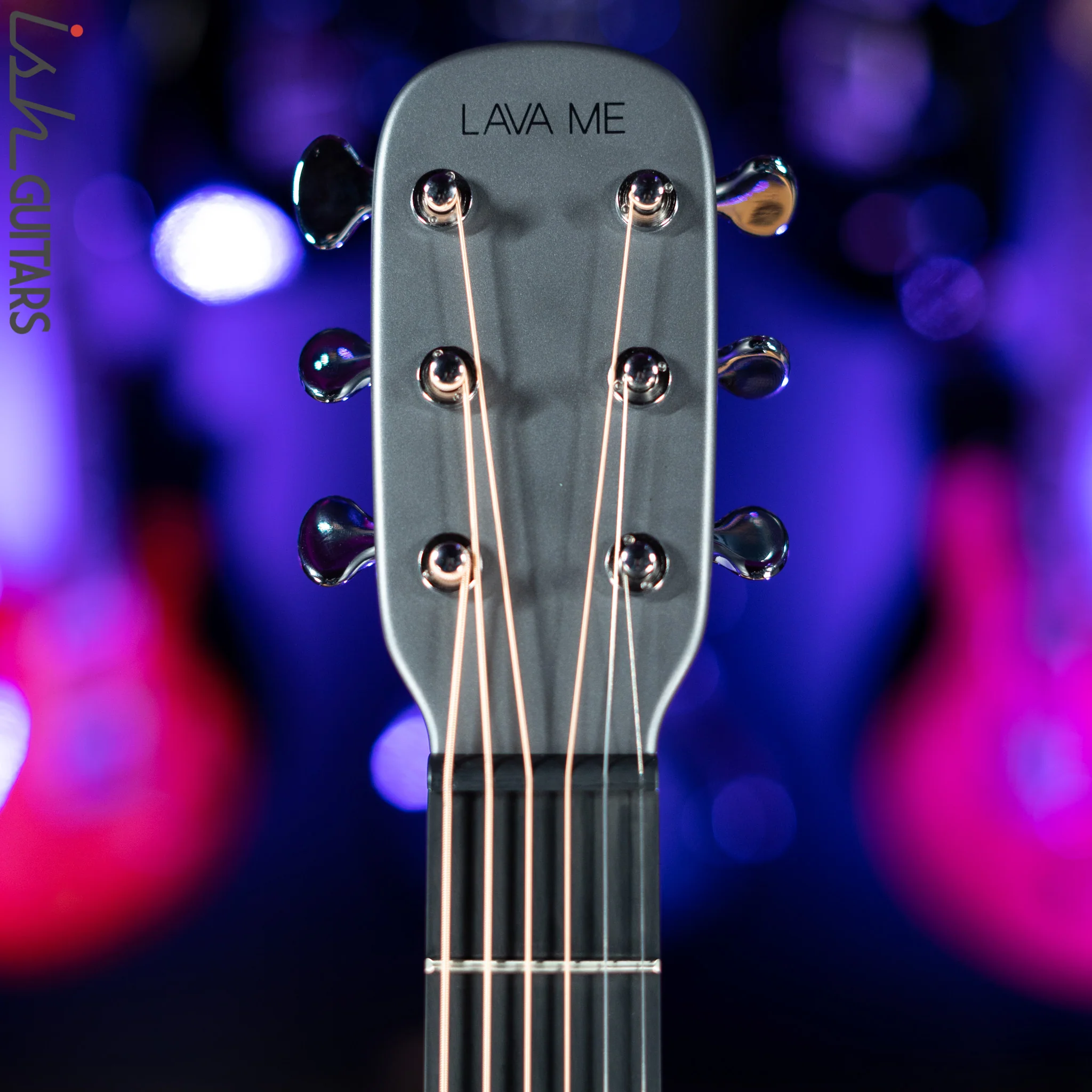 Lava Music Lava Me 3 Smart Acoustic Guitar 38" Space Grey w/ Space Bag - Image 5