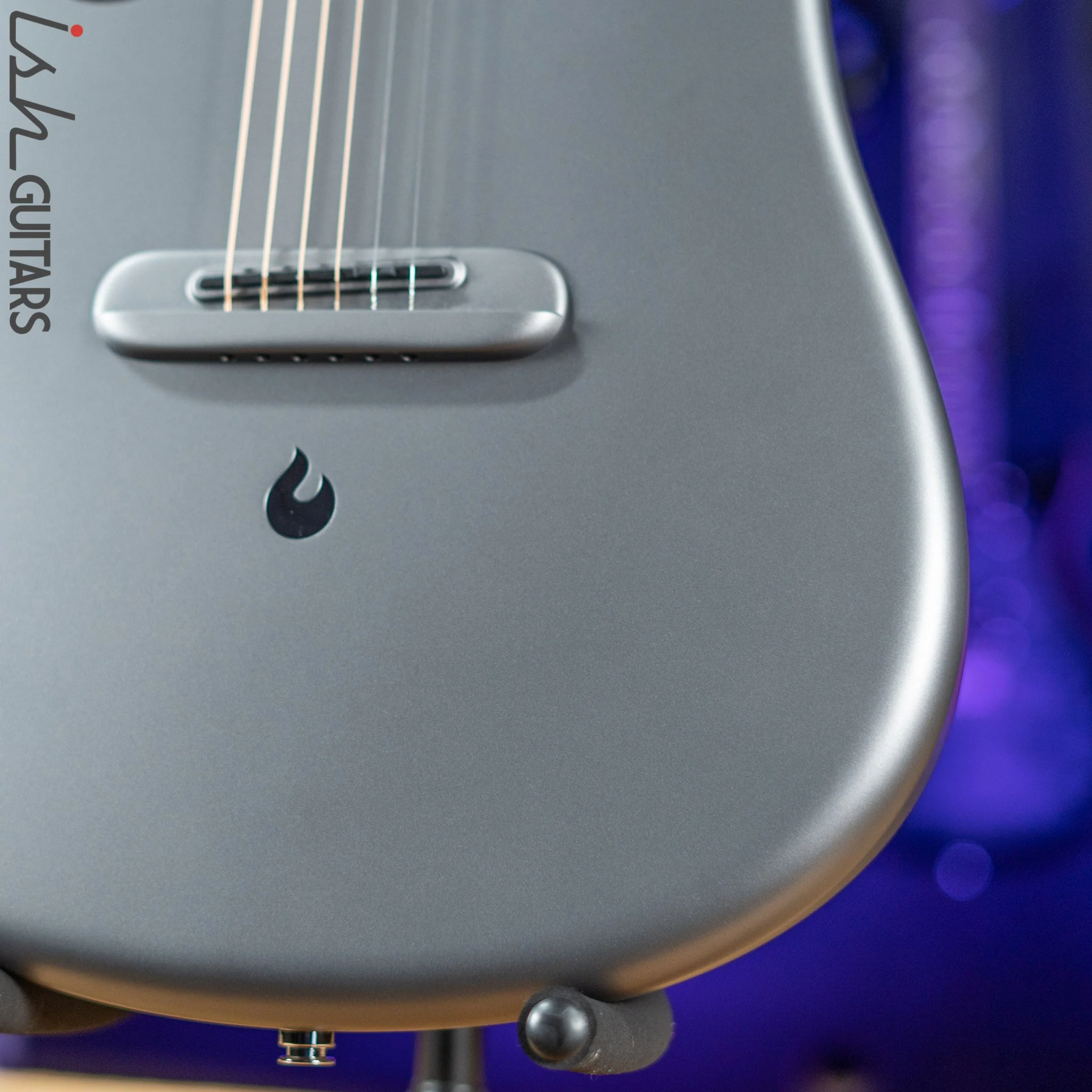 Lava Music Lava Me 3 Smart Acoustic Guitar 38" Space Grey w/ Space Bag Demo - Image 4