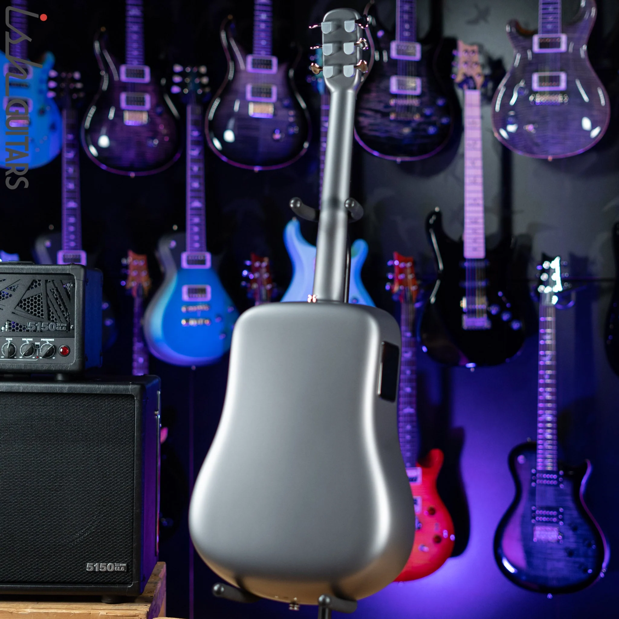 Lava Music Lava Me 3 Smart Acoustic Guitar 38" Space Grey w/ Space Bag Demo - Image 6