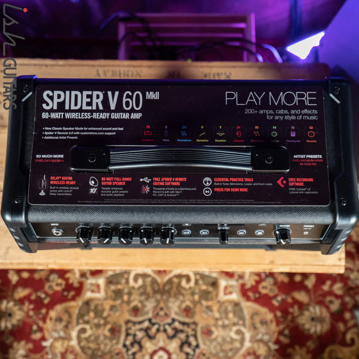Line 6 Spider V 60 MkII 60 Watt Combo Guitar Amp - Image 6